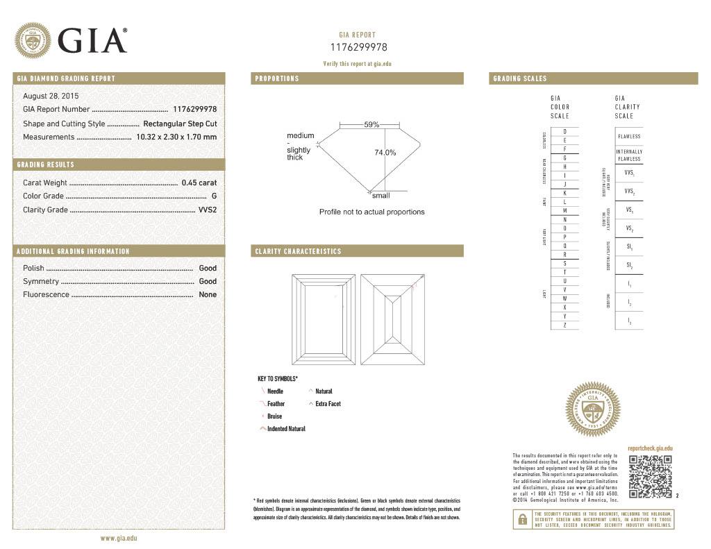 Mid-Century 4.03 CTW Diamond Platinum Vintage Three Stone Engagement Ring GIA