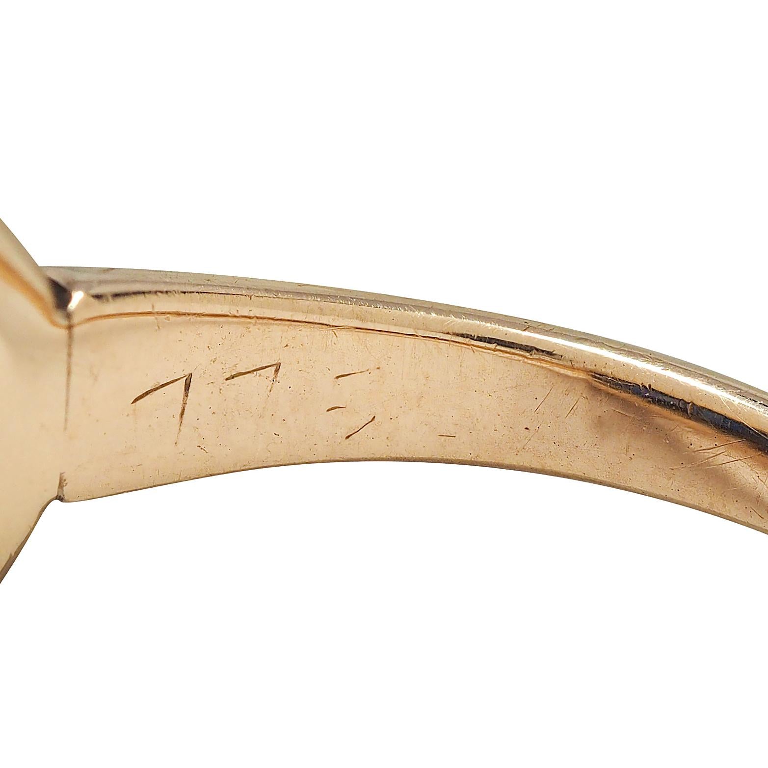 Victorian 3.72 CTW Diamond Sapphire 14K Gold Antique Cluster Halo Band Ring