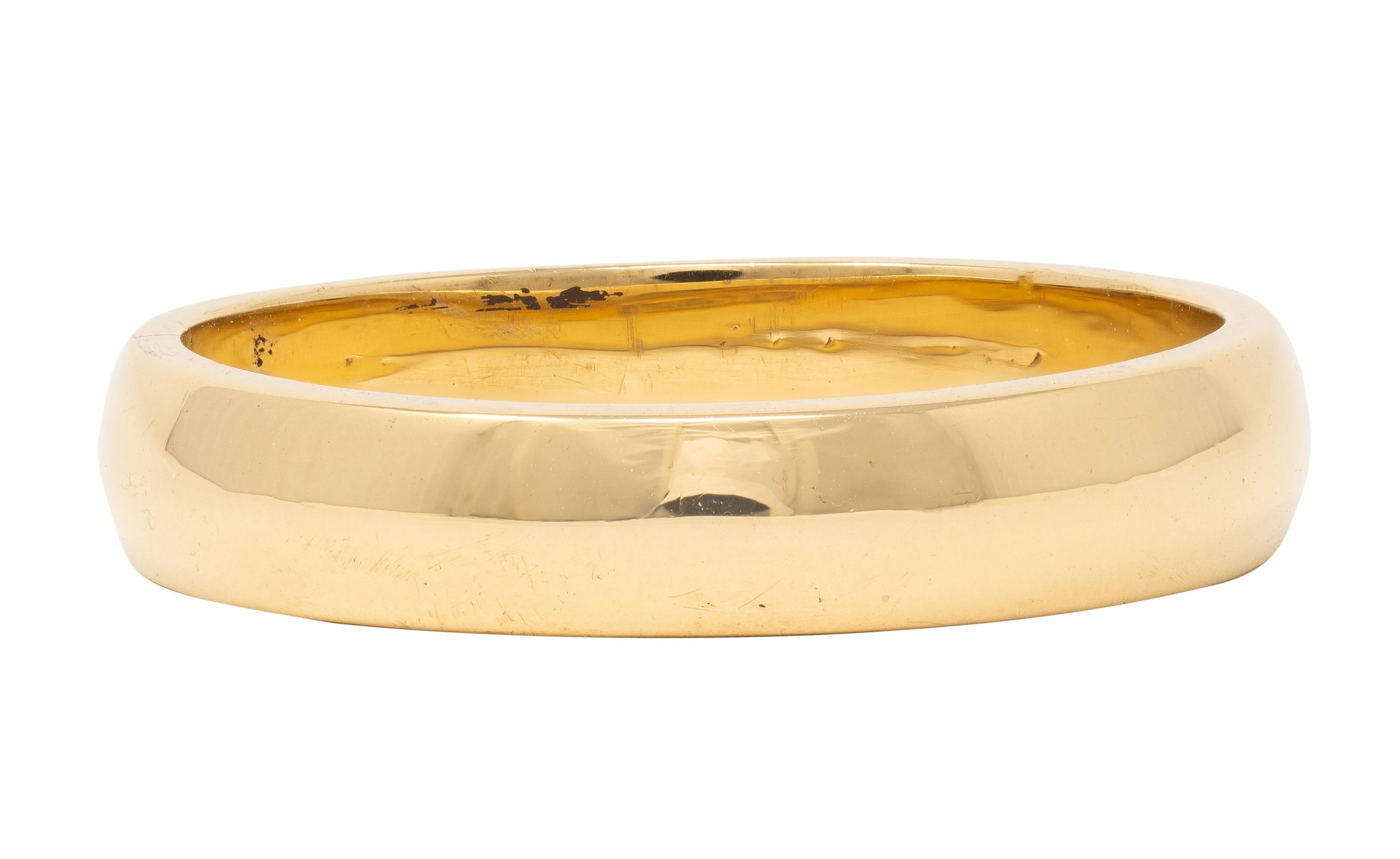 Tiffany & Co. 1990's 18 Karat Yellow Gold Vintage Wedding Band Ring