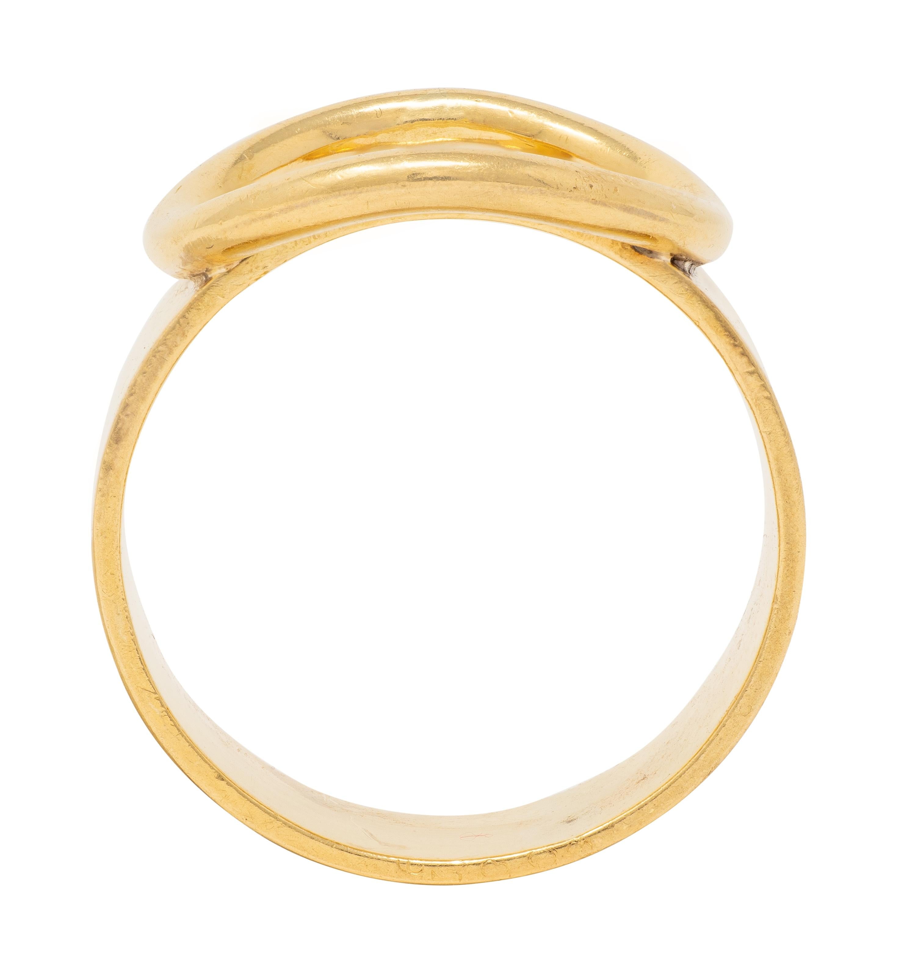 Cartier Dinh Van 1970's 18 Karat Yellow Gold Vintage Circle Band Ring
