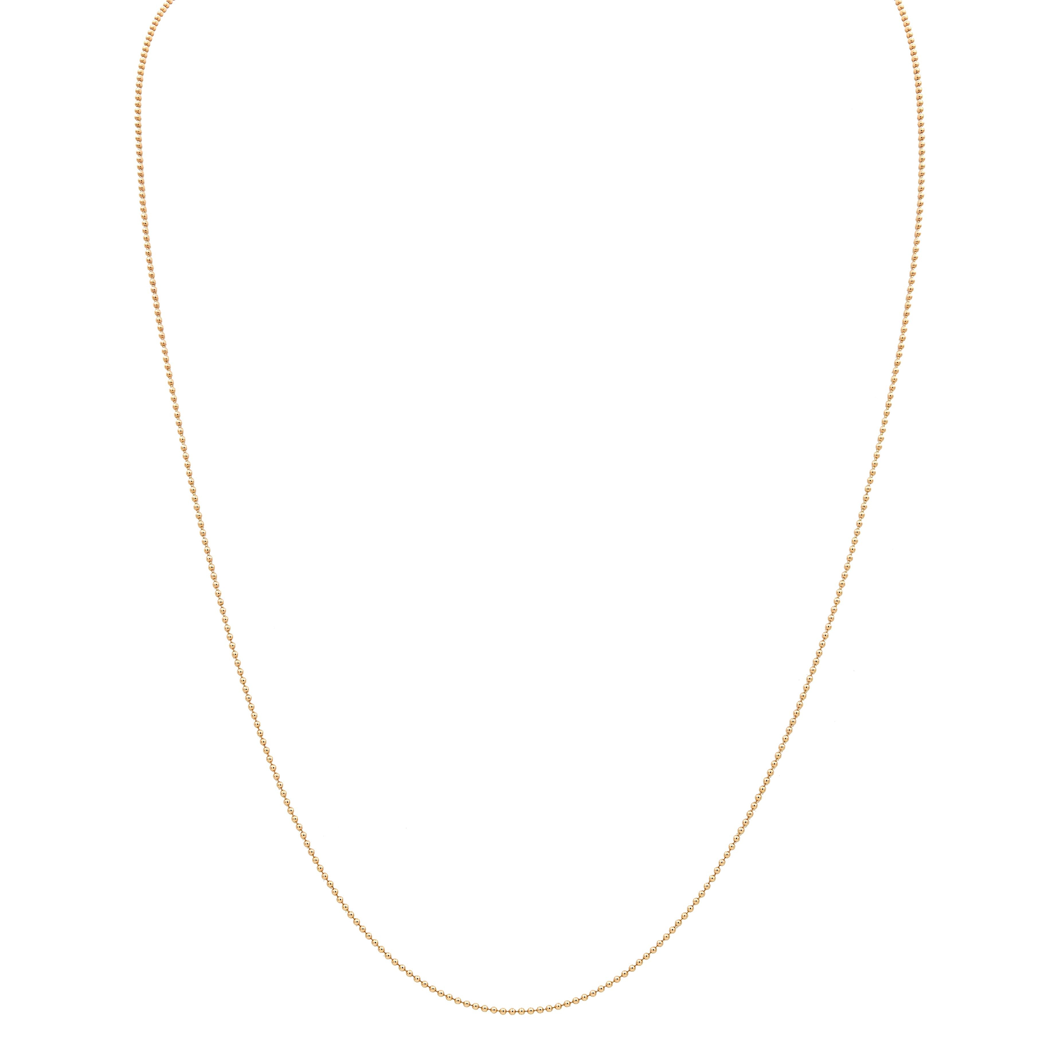 Tiffany & Co. 18 Karat Rose Gold 20 Inch Ball Chain Necklace