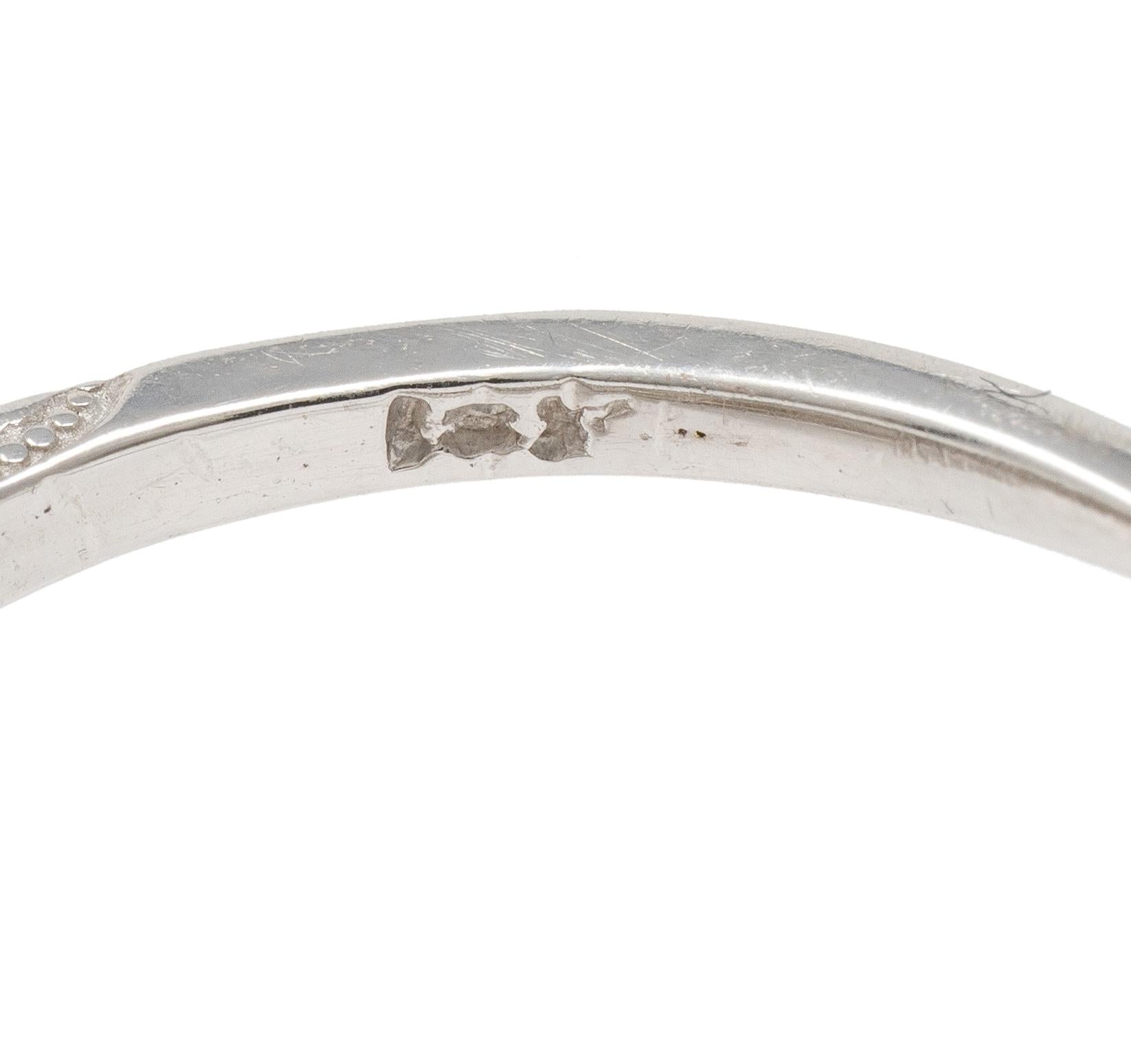 Art Deco 0.42 CTW Fancy Brown-Yellow Diamond 18K Gold Vintage Engagement Ring