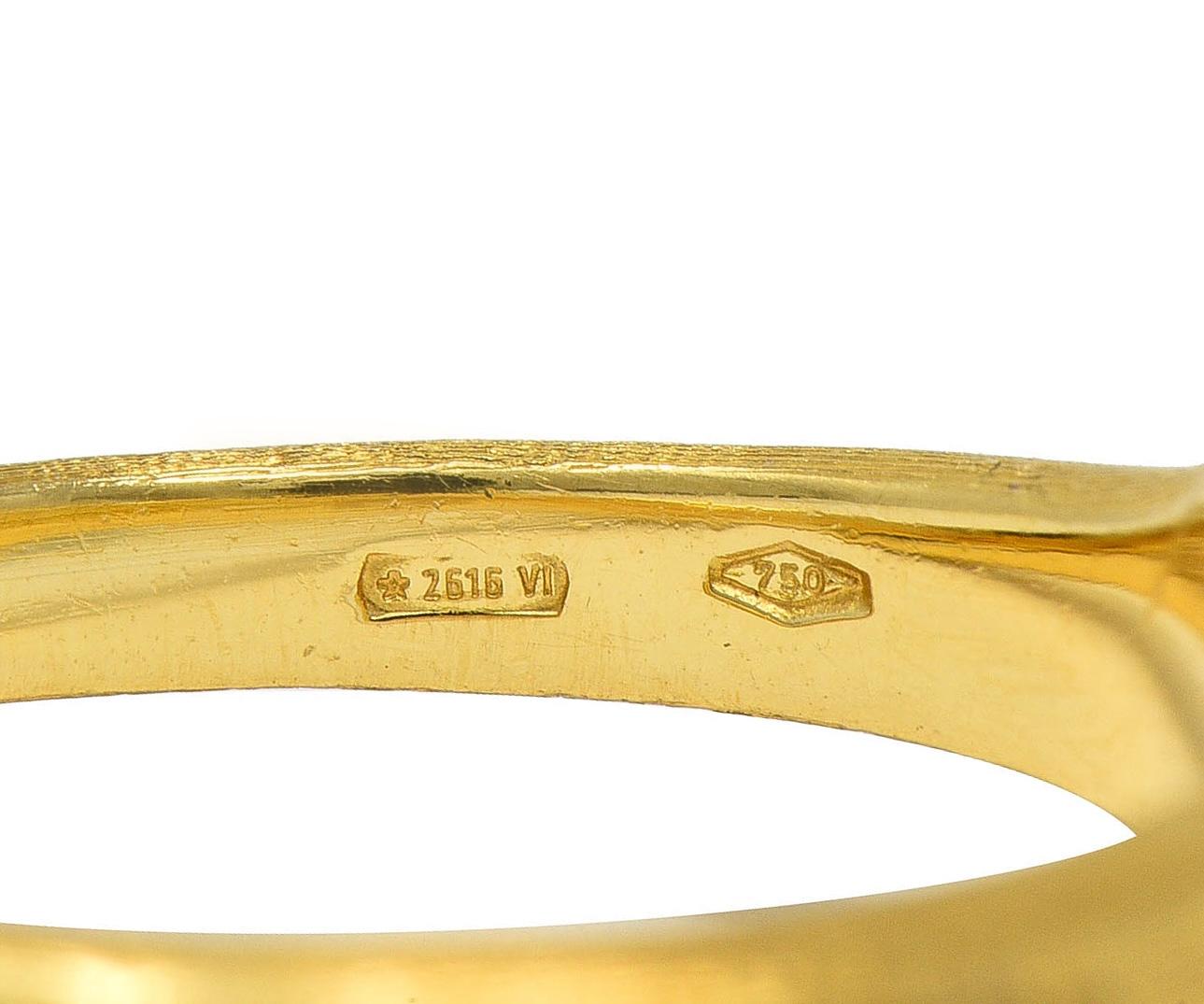 Marco Bicego Contemporary Diamond 18K Gold Africa Constellation Bauble Ring
