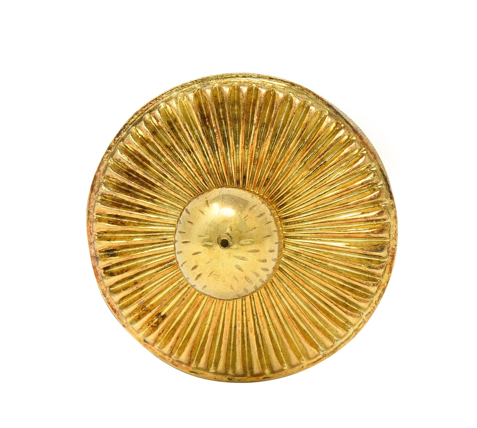 1960's 14 Karat Yellow Gold Vintage Mushroom Charm