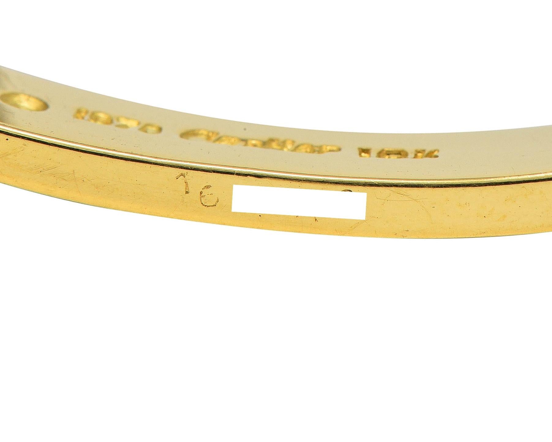 Cartier Aldo Cipullo 1970 18 Karat Yellow Gold Vintage Love Bangle Bracelet