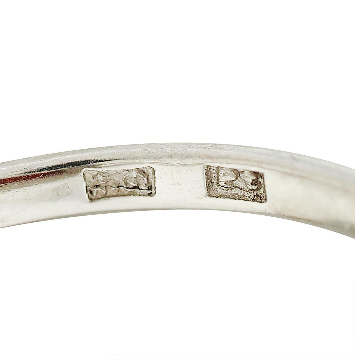 Art Deco 2.50 CTW Garnet Diamond Platinum Vintage Double Halo Ring