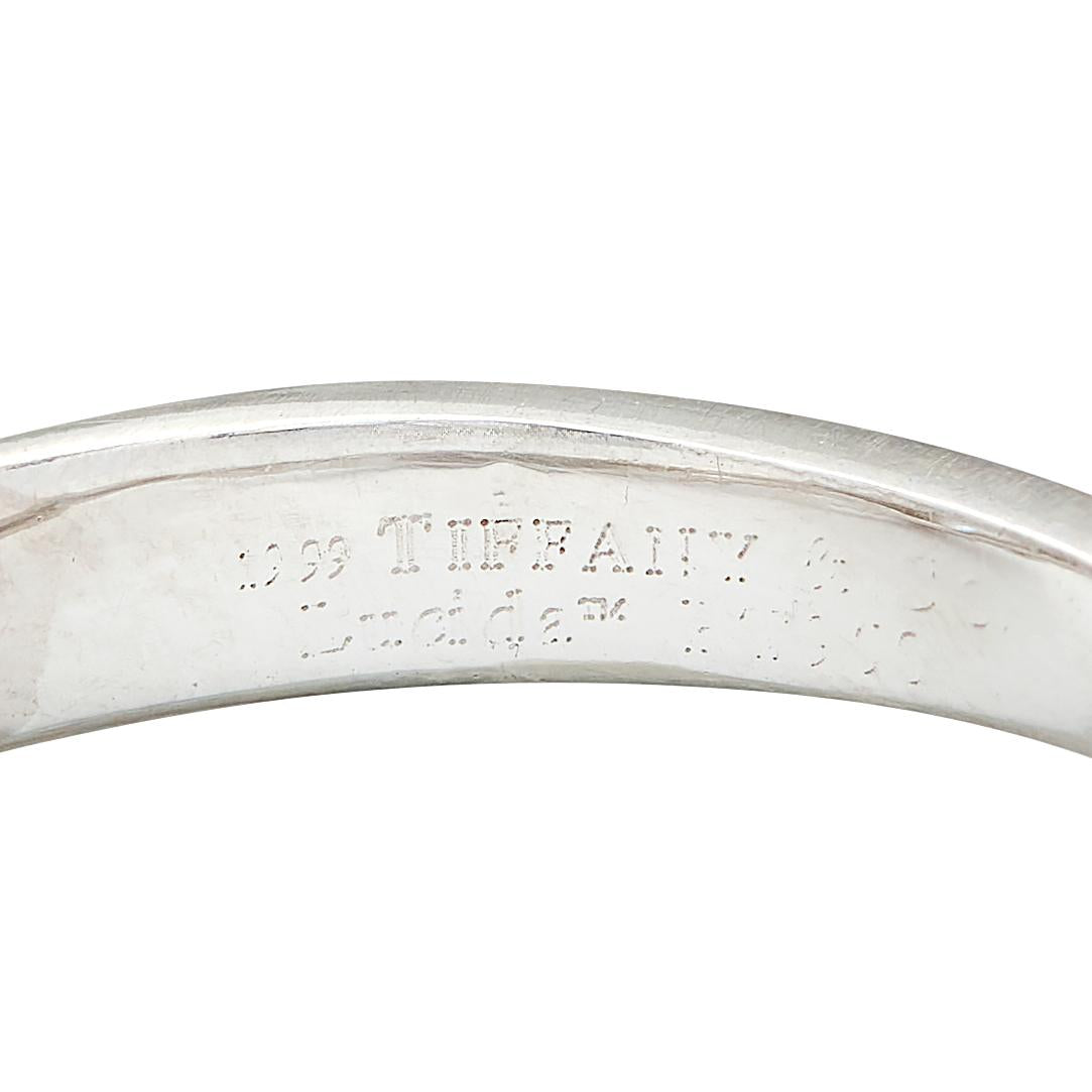 Tiffany & Co. 1.03 CTW Lucida Diamond Platinum Vintage Engagement Ring GIA