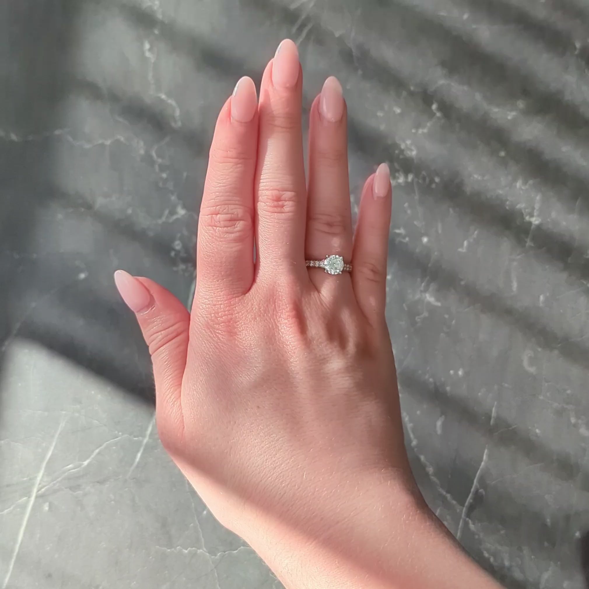 Cartier French 2.00 CTW Brilliant Diamond Platinum Contemporary Engagement Ring