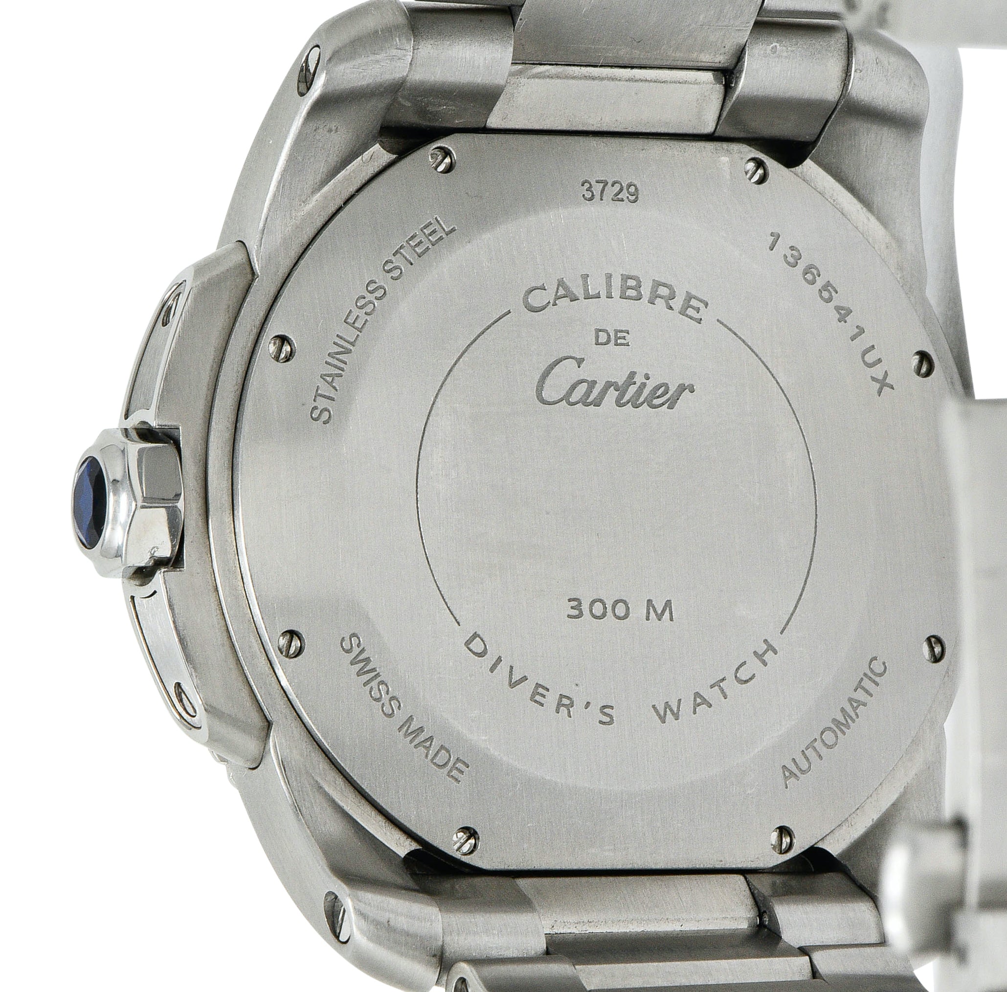 Cartier Calibre de Cartier Diver Stainless Steel Automatic Men's Watch W7100057bracelet - Wilson's Estate Jewelry