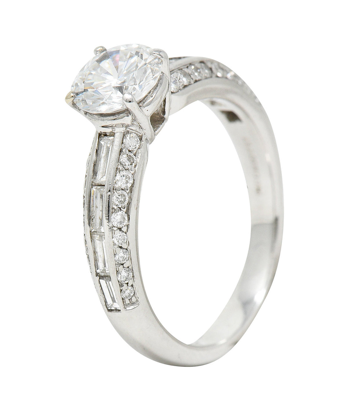 Picchiotti 1.96 CTW Diamond 18 Karat White Gold Engagement Ring GIARing - Wilson's Estate Jewelry