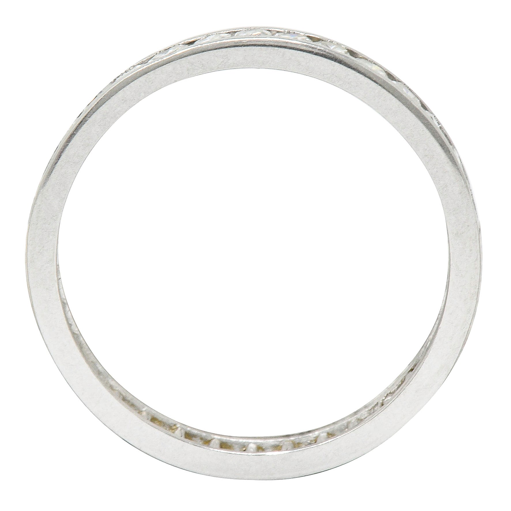 Art Deco 1.00 CTW Diamond Platinum Eternity Band RingRing - Wilson's Estate Jewelry