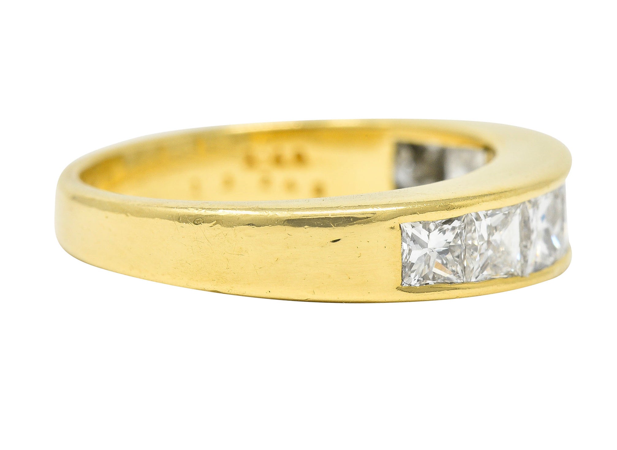 Tiffany & Co. 1.69 CTW Diamond 18 Karat Gold Channel Band RingRing - Wilson's Estate Jewelry