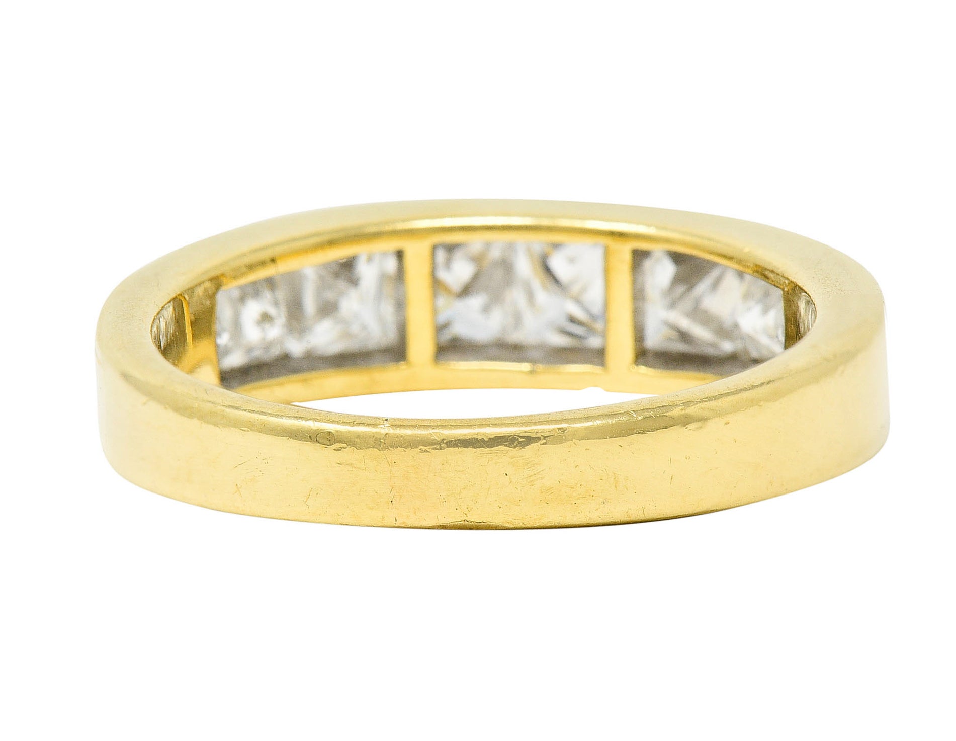 Tiffany & Co. 1.69 CTW Diamond 18 Karat Gold Channel Band RingRing - Wilson's Estate Jewelry