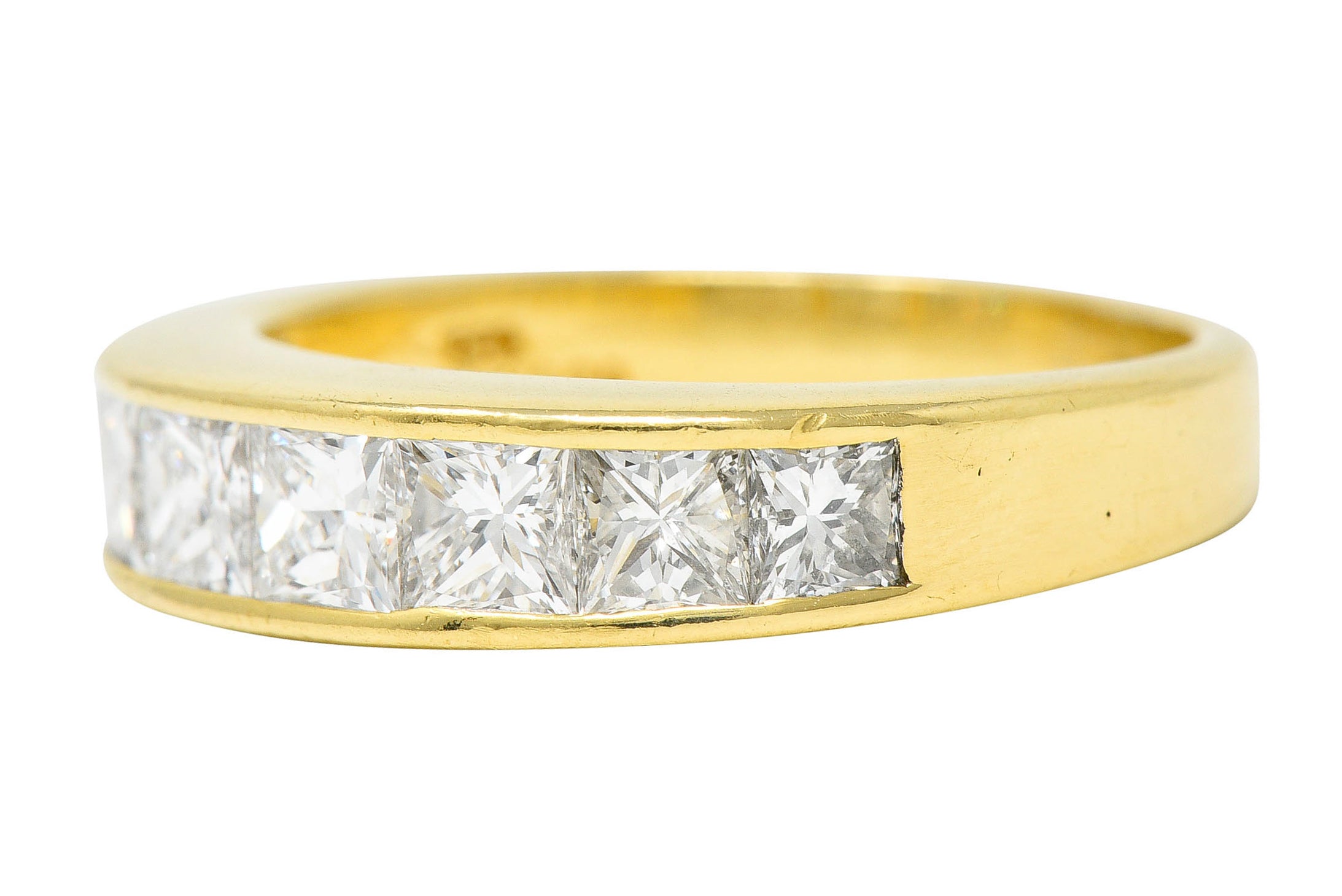 Tiffany & Co. 1.69 CTW Diamond 18 Karat Gold Channel Band RingRing - Wilson's Estate Jewelry