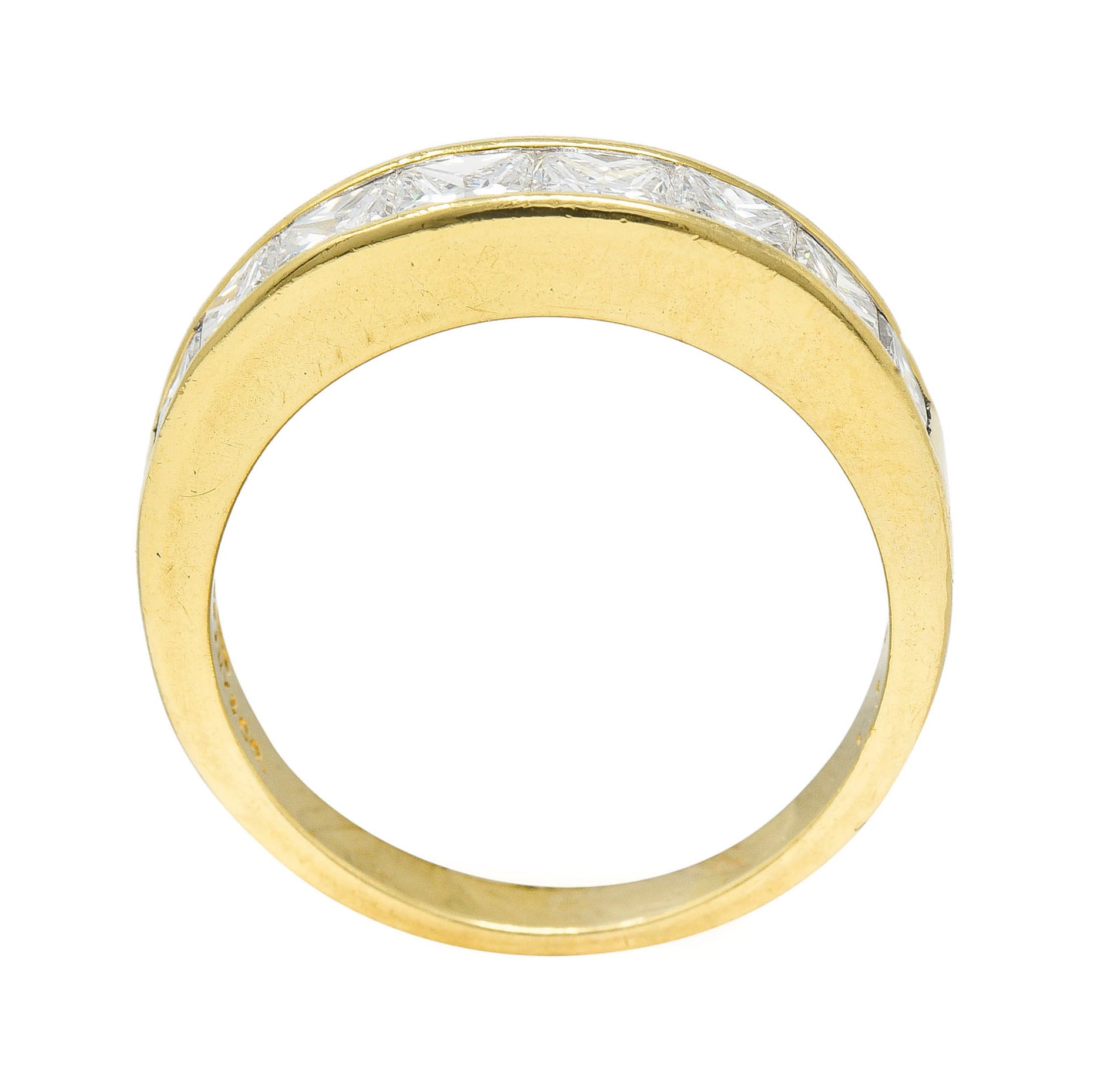Tiffany & Co. 1.69 CTW Diamond 18 Karat Gold Channel Band RingRing - Wilson's Estate Jewelry