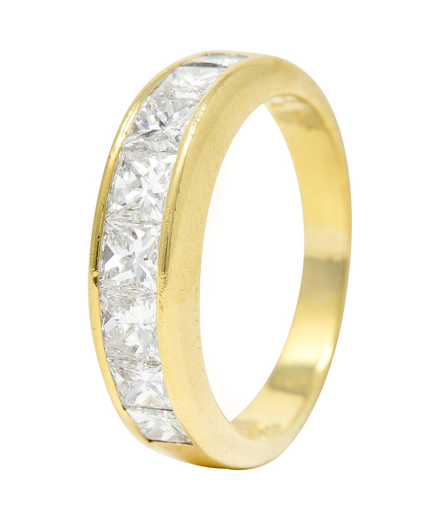 Tiffany & Co. 1.69 CTW Diamond 18 Karat Gold Channel Band RingRing - Wilson's Estate Jewelry