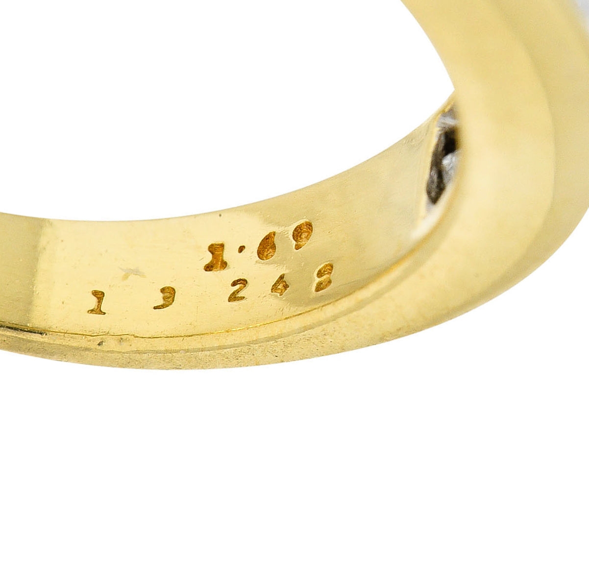 Tiffany & Co. 1.69 CTW Diamond 18 Karat Gold Channel Band RingRing - Wilson's Estate Jewelry
