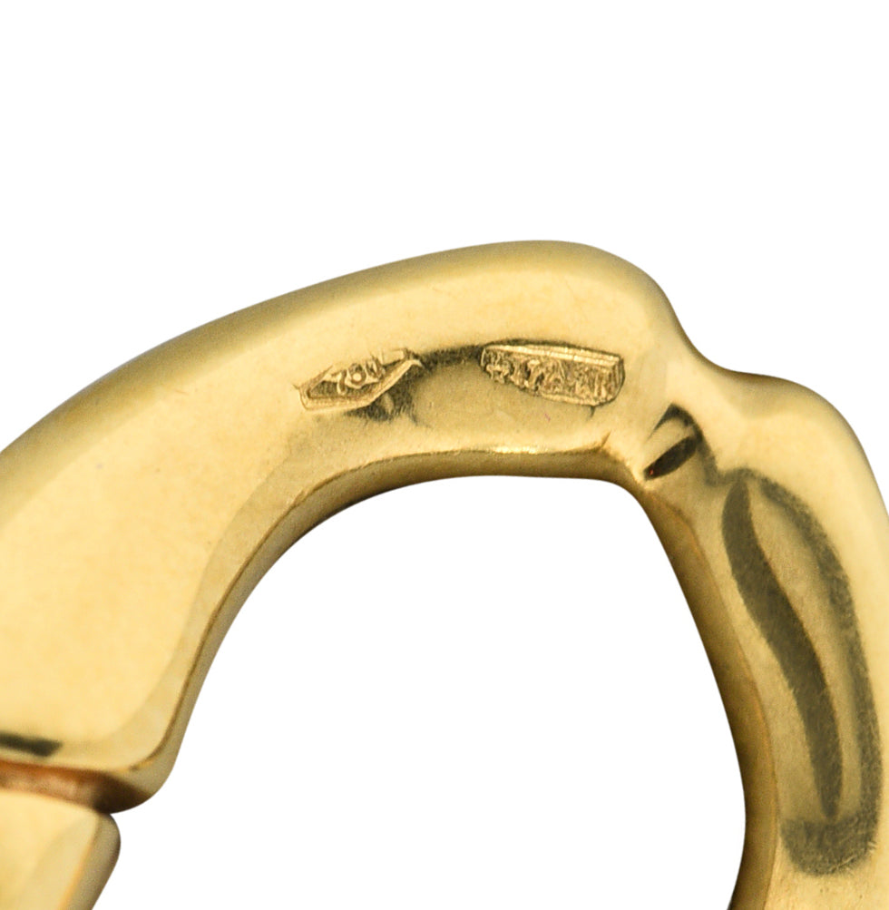 Gucci 18 Karat Gold Bamboo Link Station NecklaceNecklace - Wilson's Estate Jewelry