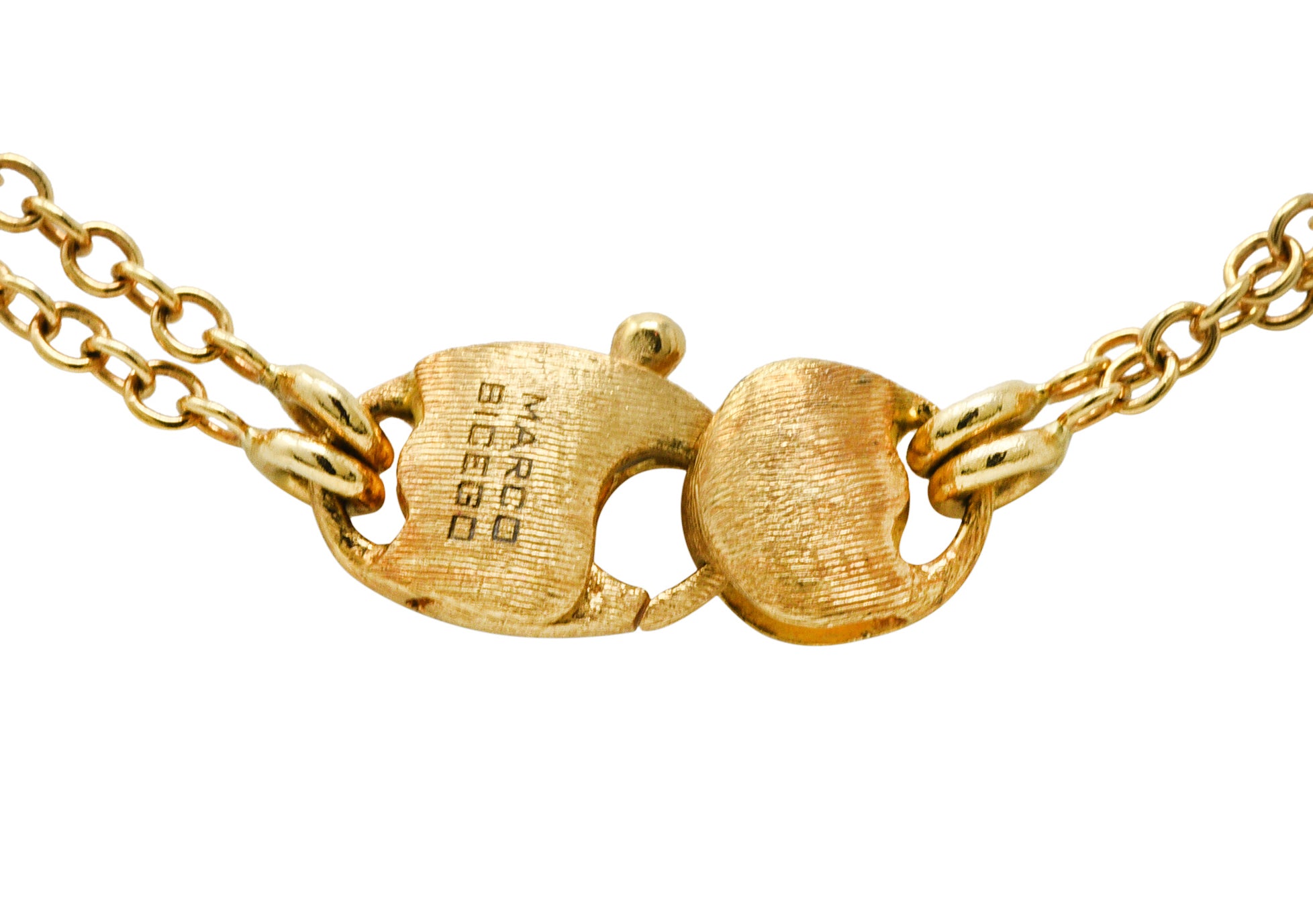 Marco Bicego Multi-Gem Topaz Amethyst 18 Karat Gold Confetti Swagged NecklaceNecklace - Wilson's Estate Jewelry