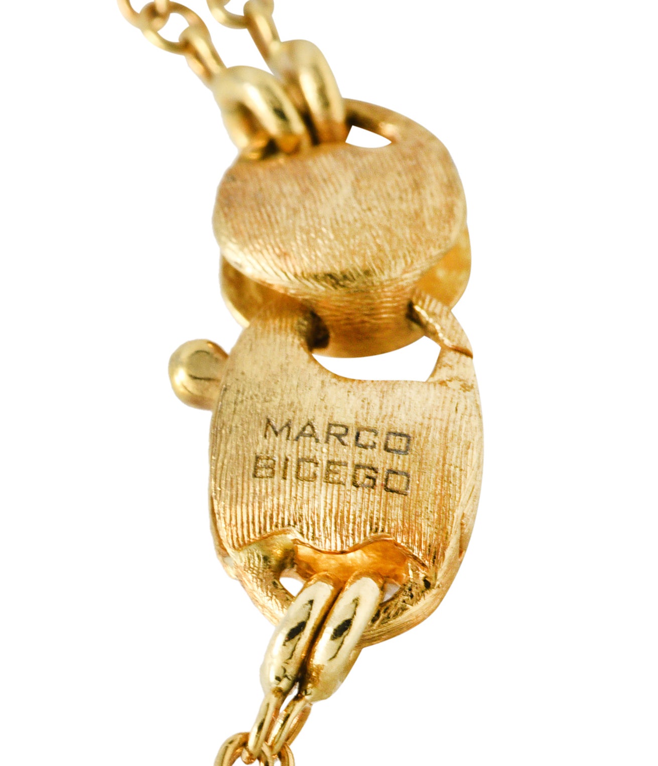 Marco Bicego Multi-Gem Topaz Amethyst 18 Karat Gold Confetti Swagged NecklaceNecklace - Wilson's Estate Jewelry
