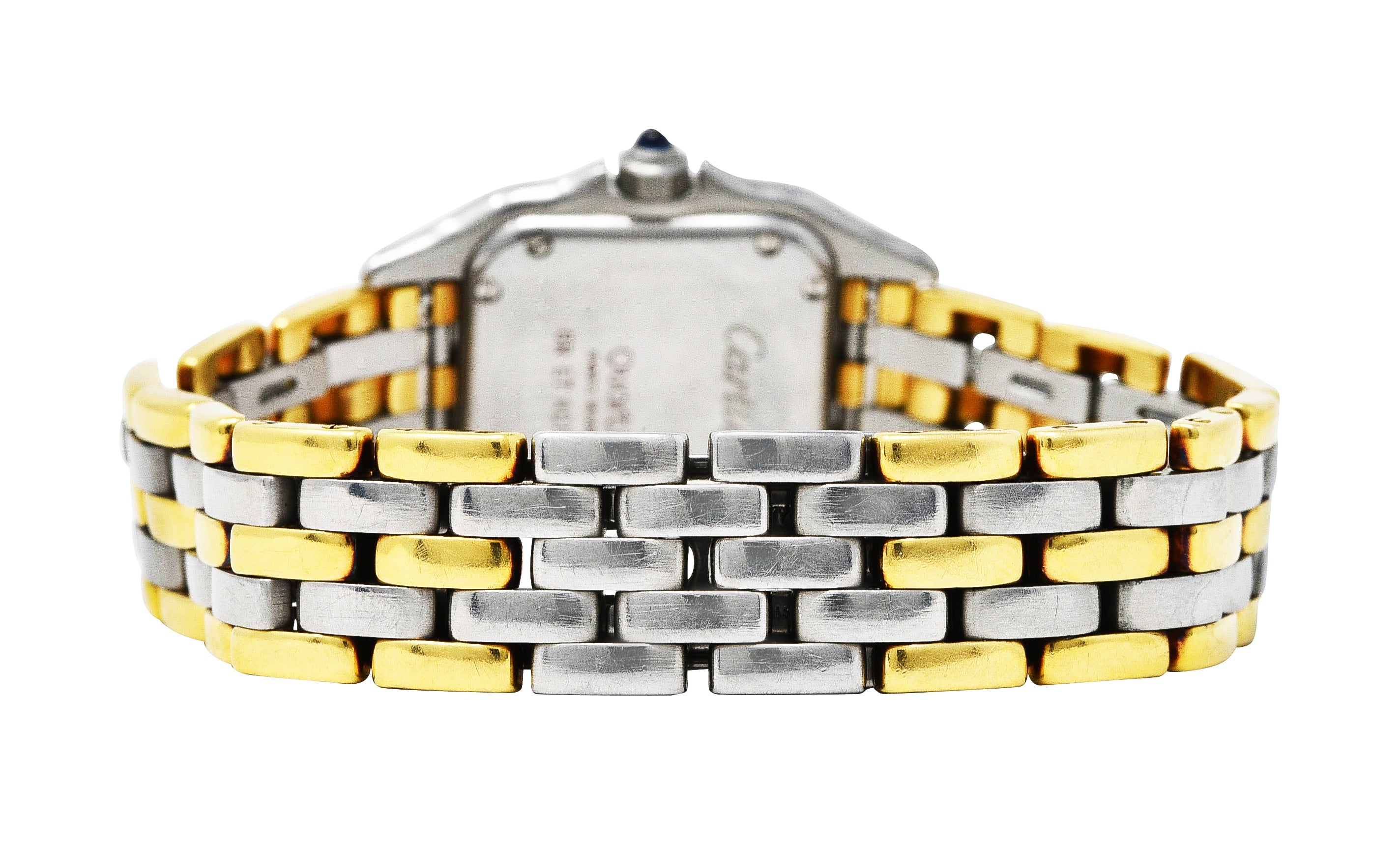 Cartier 18 Karat Gold Stainless Steel Panthere De Cartier Watch BraceletWatches - Wilson's Estate Jewelry