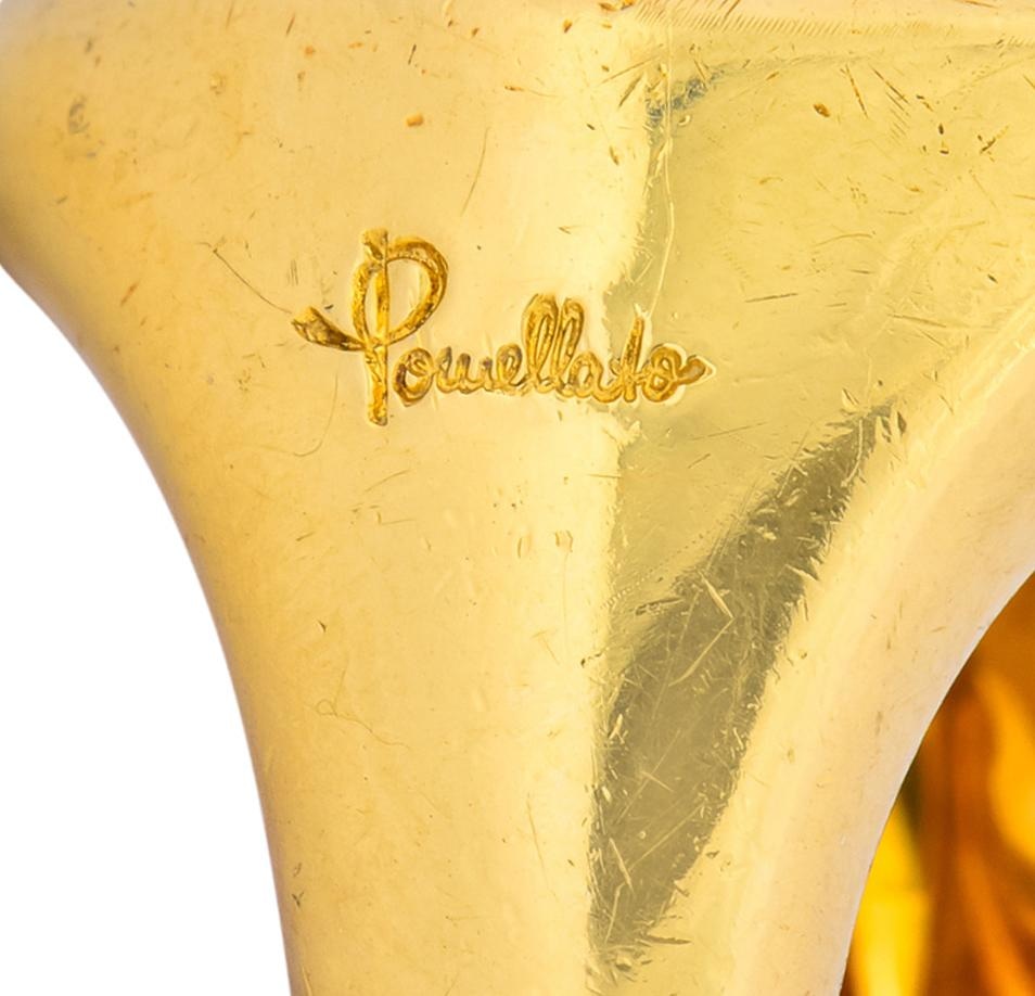 Pomellato Garnet 18 Karat Gold Bold Statement Ring - Wilson's Estate Jewelry