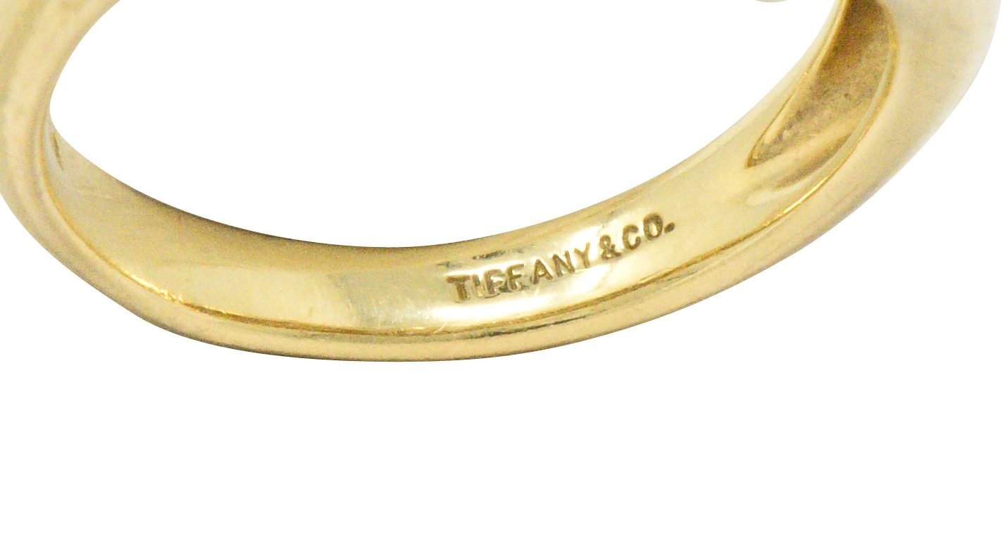 Tiffany & Co. 0.25 CTW Diamond And 18 Karat Gold Heart Ring Wilson's Estate Jewelry