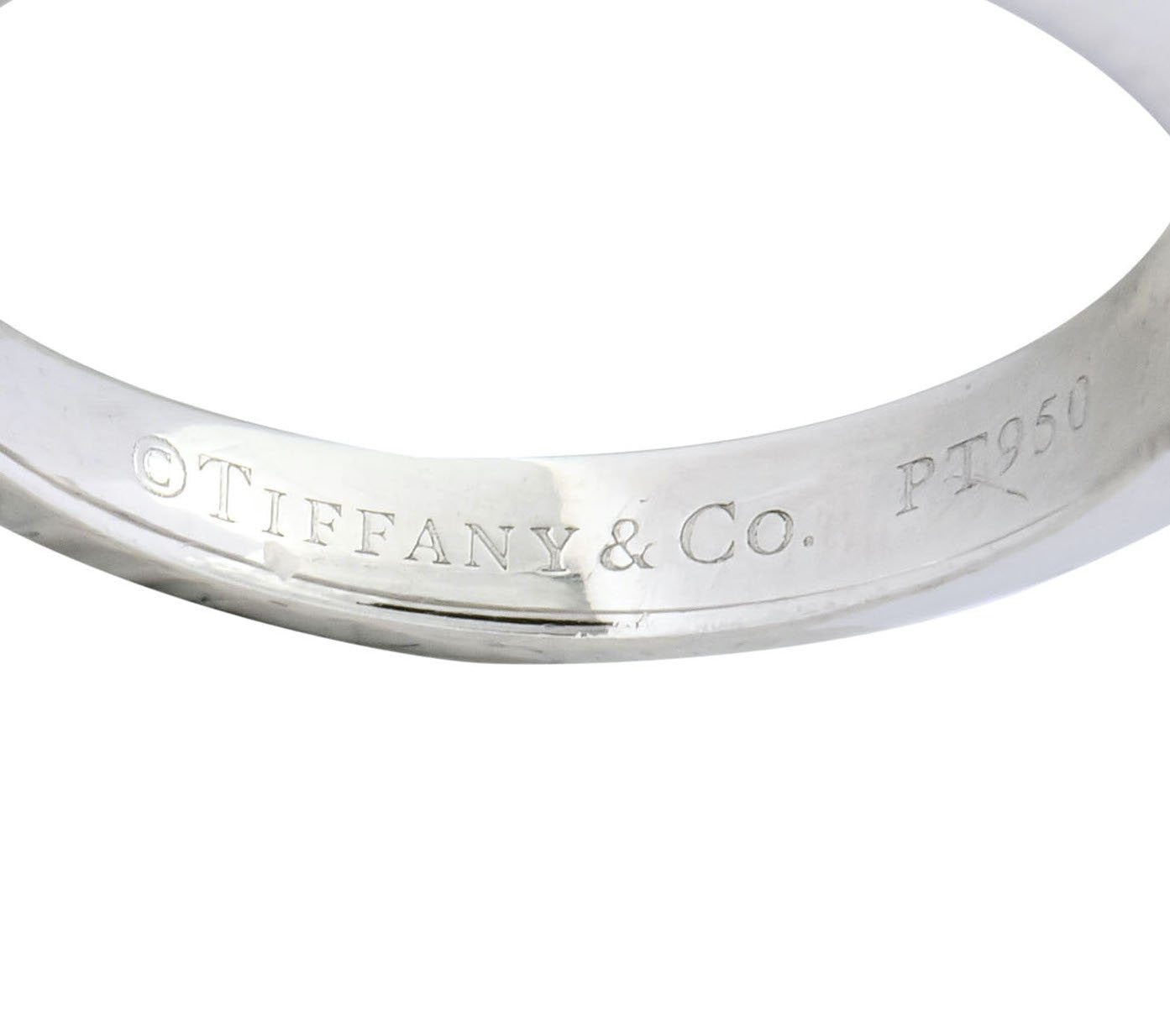 Tiffany & Co. Contemporary 0.81 CTW Diamond Platinum Solitaire Engagement Ring GIA - Wilson's Estate Jewelry