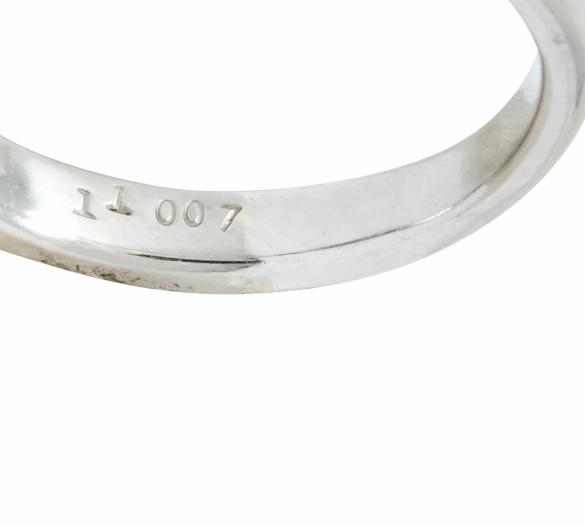 Vintage 4.02 CTW Royal Blue Sapphire Diamond Platinum Three Stone Ring Wilson's Estate Jewelry