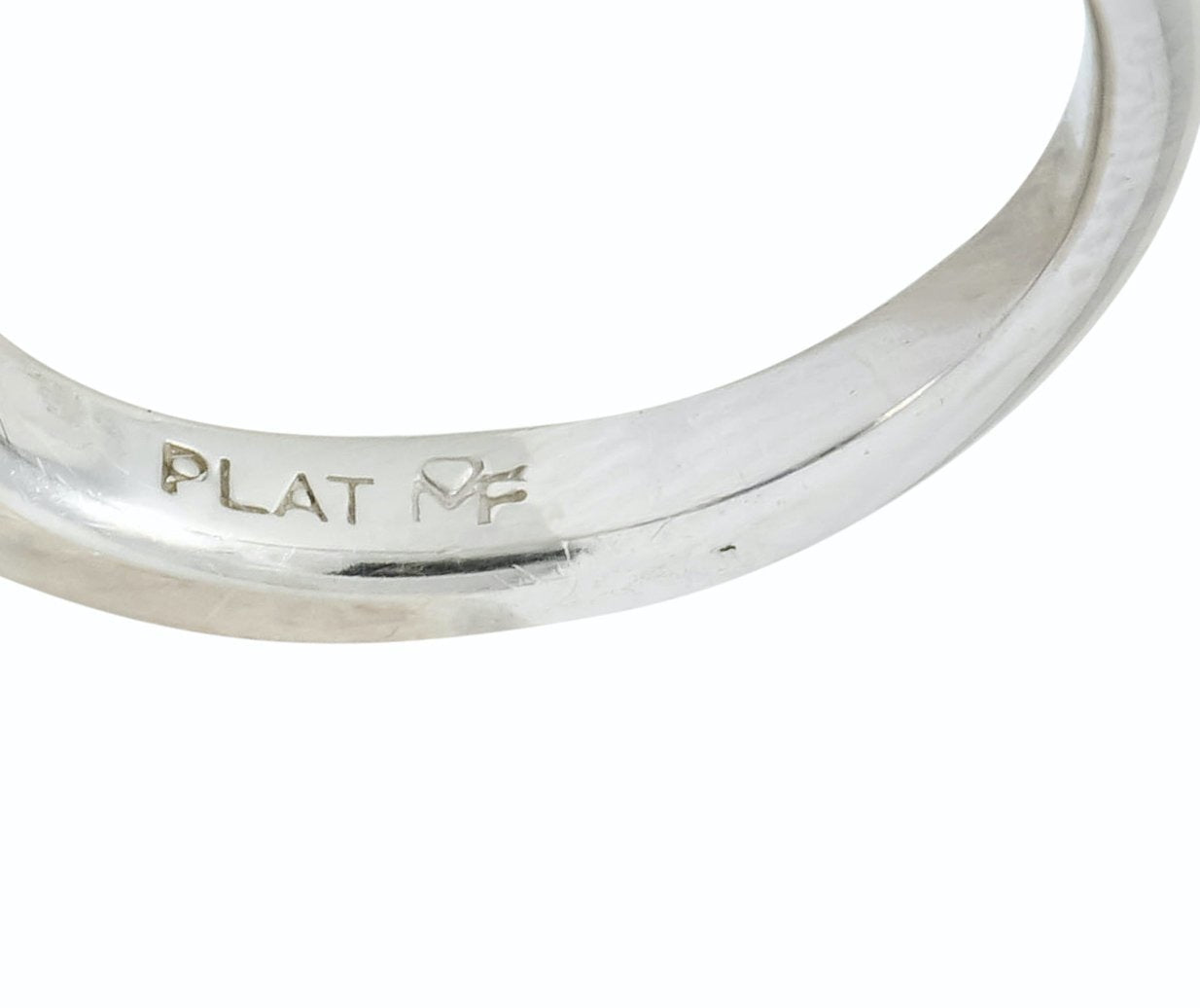 Vintage 4.02 CTW Royal Blue Sapphire Diamond Platinum Three Stone Ring Wilson's Estate Jewelry