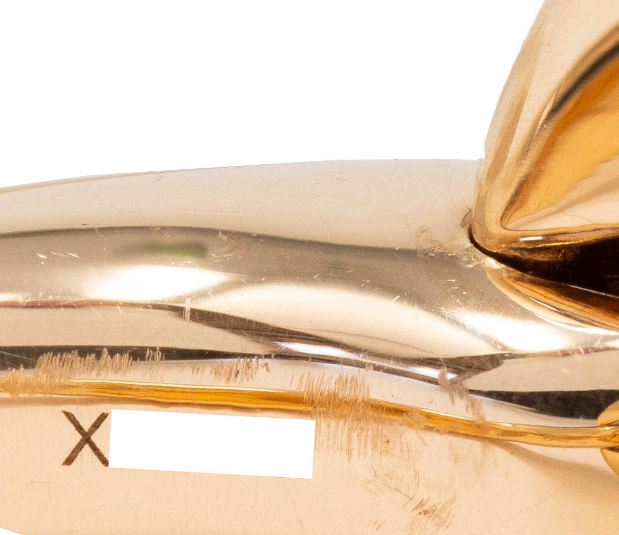 Pomellato 2000's Diamond 18 Karat Two-Tone Gold Contemporary Sabbia Ring
