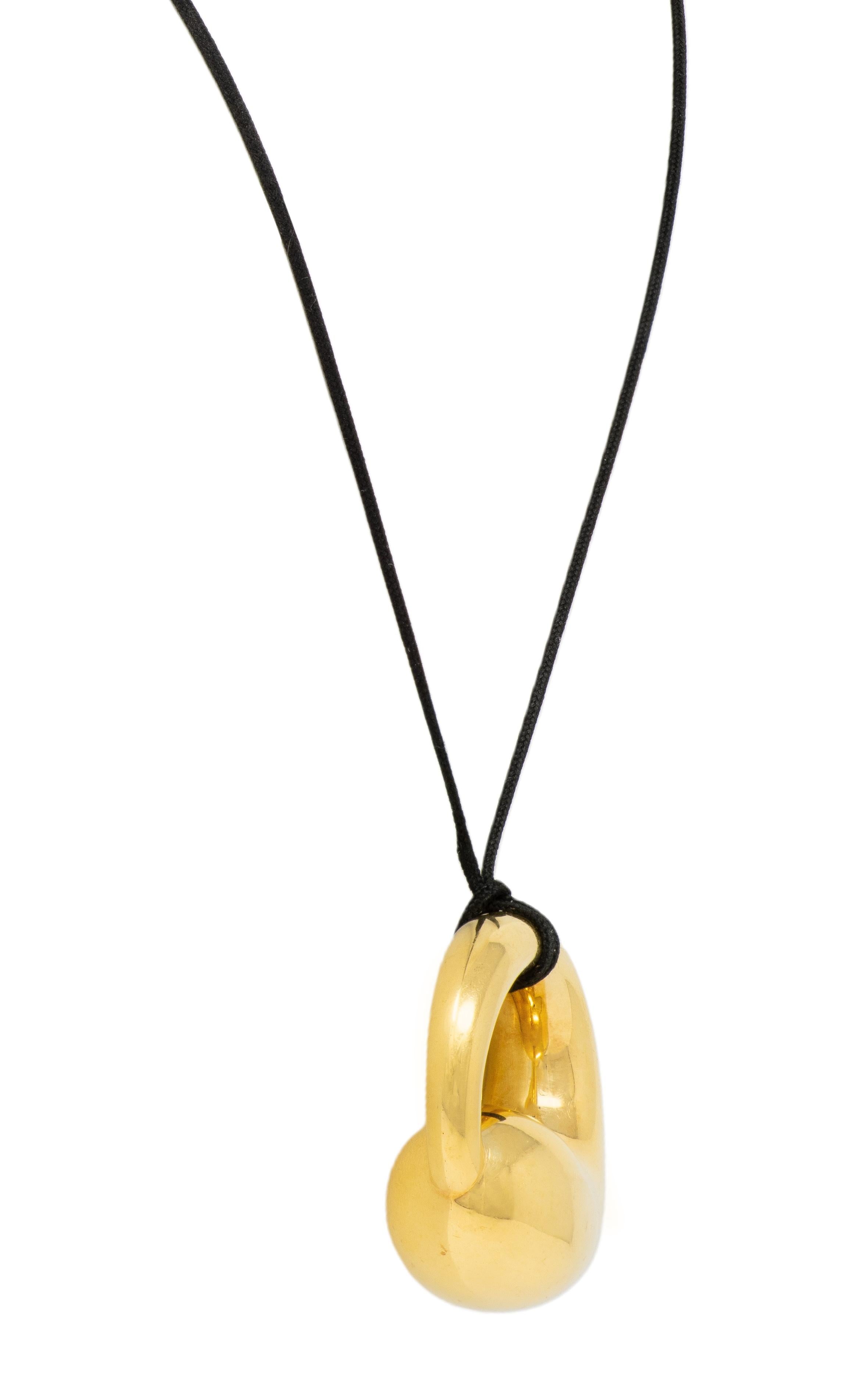 Elsa Peretti Tiffany & Co. 1980 18K Gold Vintage Eternal Circle Pedant Necklace