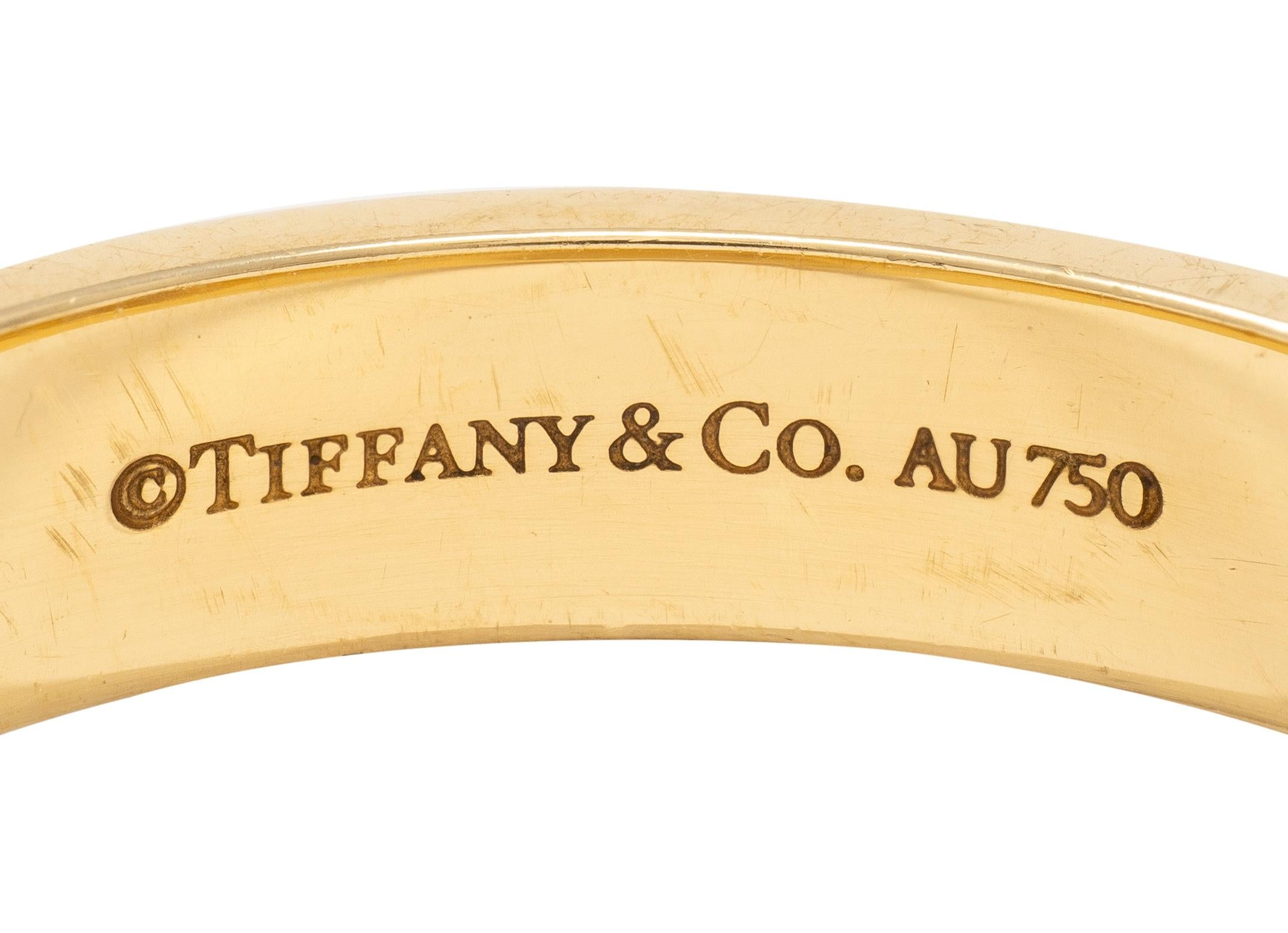 Tiffany & Co. 1990's 18 Karat Yellow Gold Vintage Wedding Band Ring