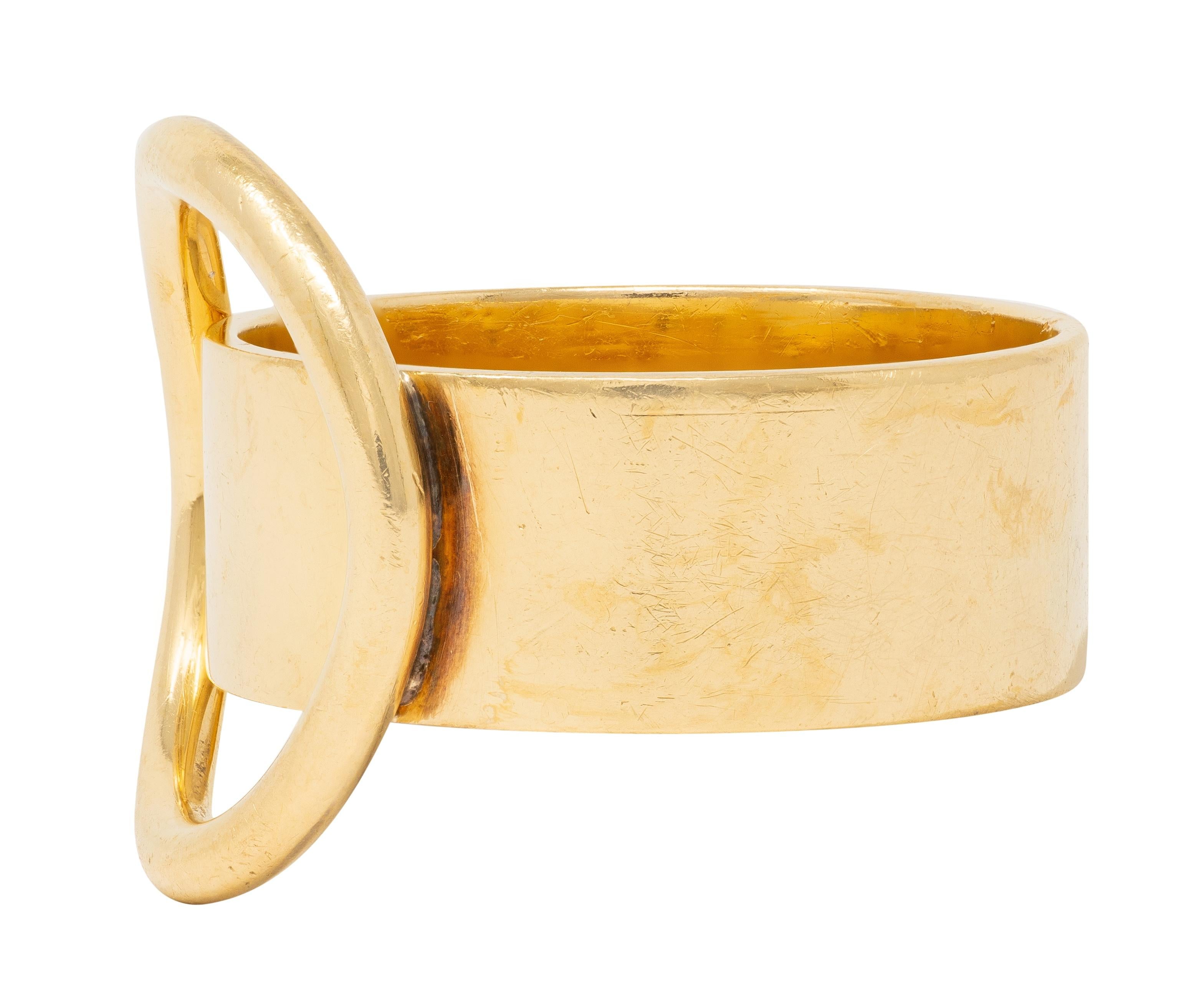 Cartier Dinh Van 1970's 18 Karat Yellow Gold Vintage Circle Band Ring