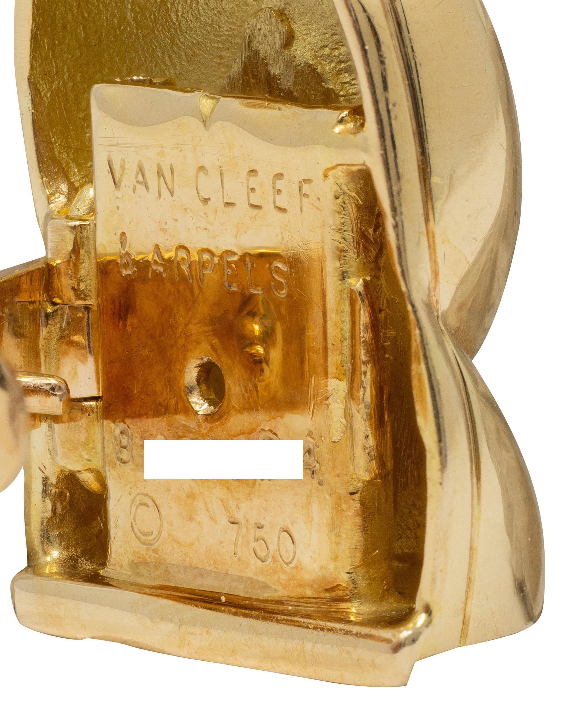 Van Cleef & Arpels French 1980 18K Yellow Gold Vintage Braided Collar Necklace