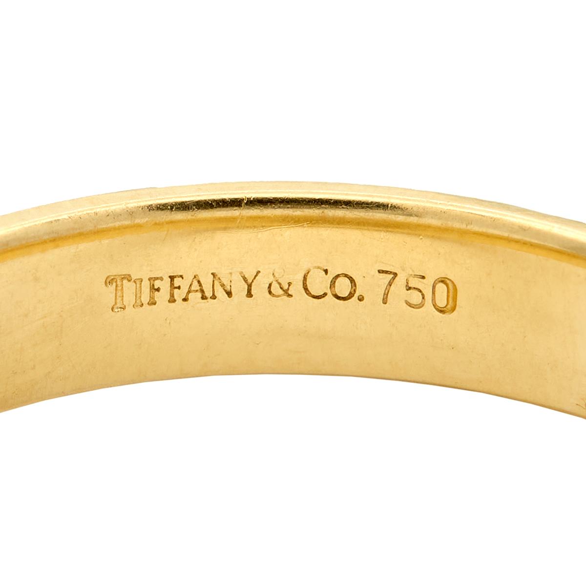 Tiffany & Co. 1990's 18 Karat Yellow Gold Vintage Wedding Band Ring