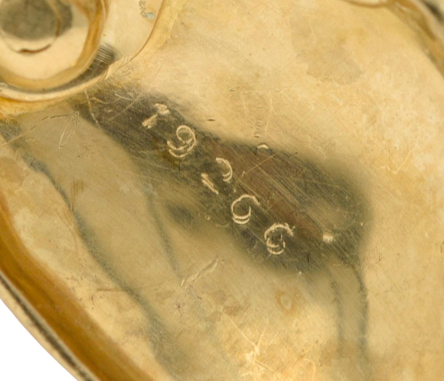 Cartier 1960 Enamel 18K Gold Platinum Vintage Whimsical Pelican Bird Fish Brooch