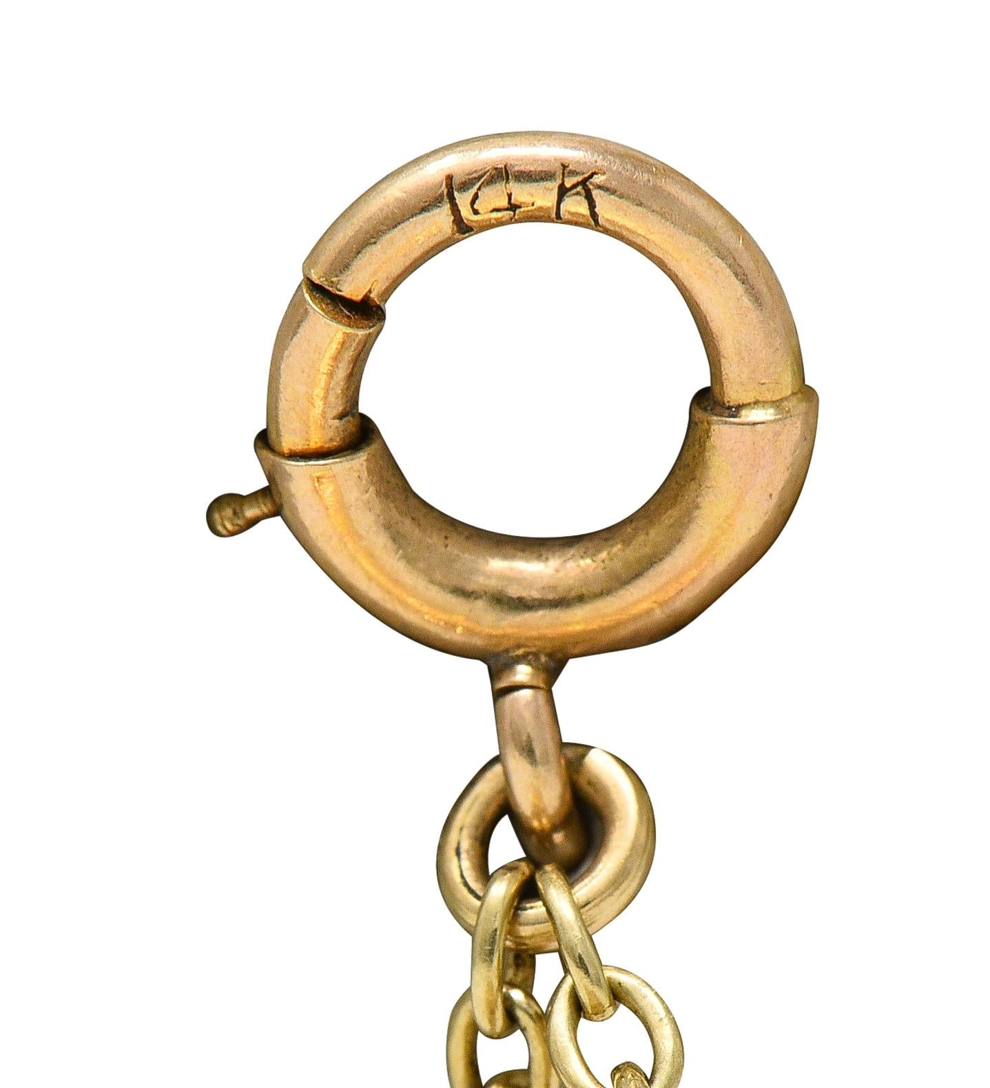 1970's 14 Karat Yellow Gold Vintage Perfume Bottle Pendant Charm