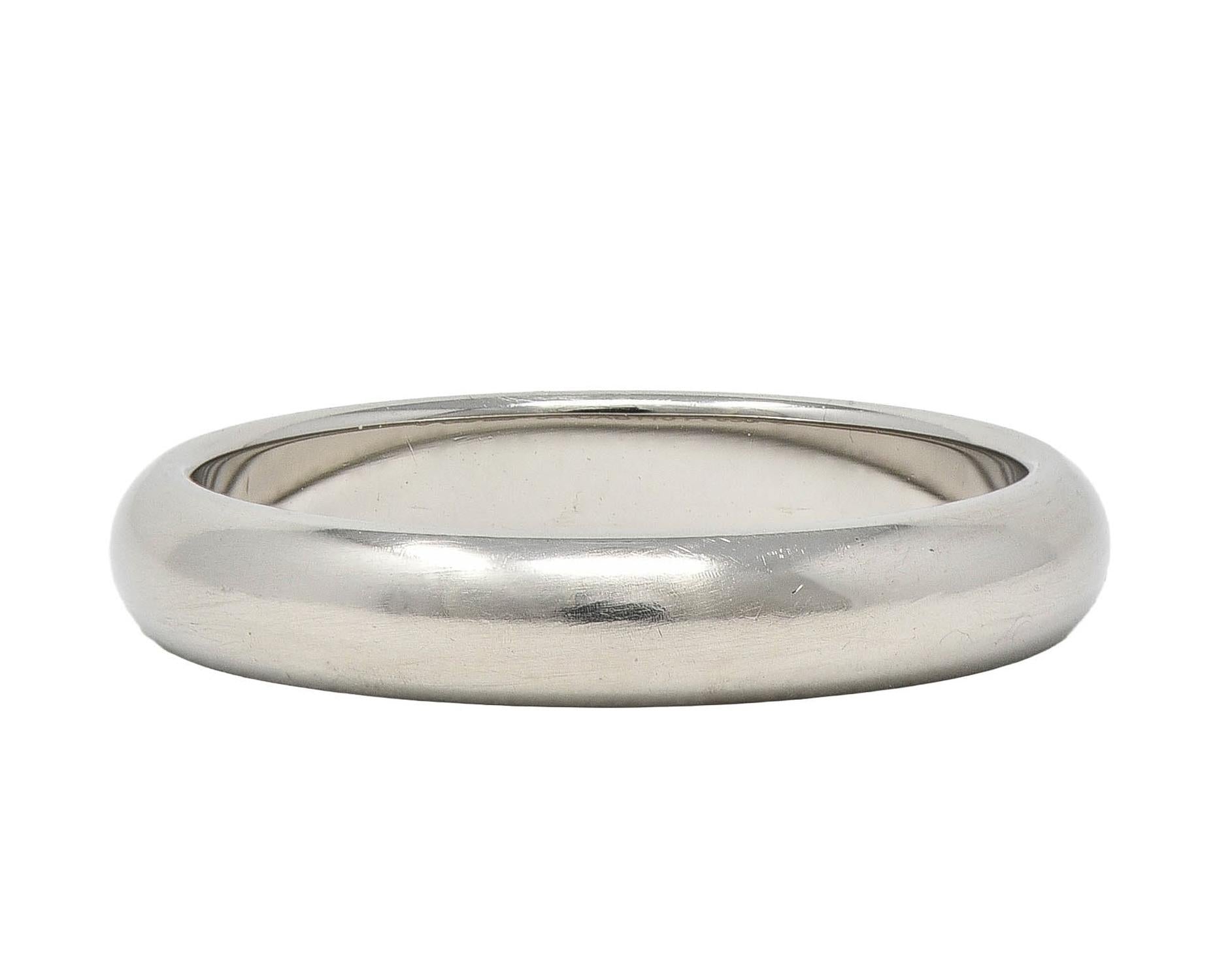 Cartier Contemporary Platinum 1895 Unisex Wedding Band Ring