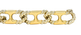 Van Cleef & Arpels 1972 18K Two-Tone Gold Twisted Rope Vintage Link Bracelet