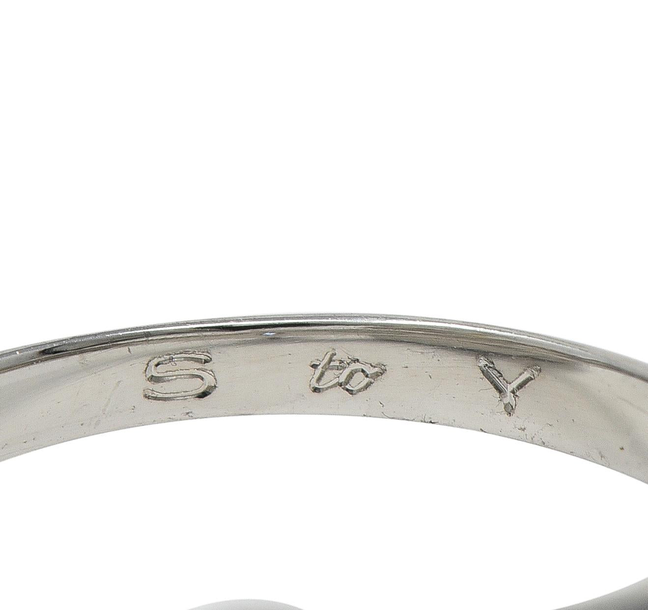 Tiffany & Co. Brilliant Diamond Platinum Contemporary Solitaire Engagement Ring