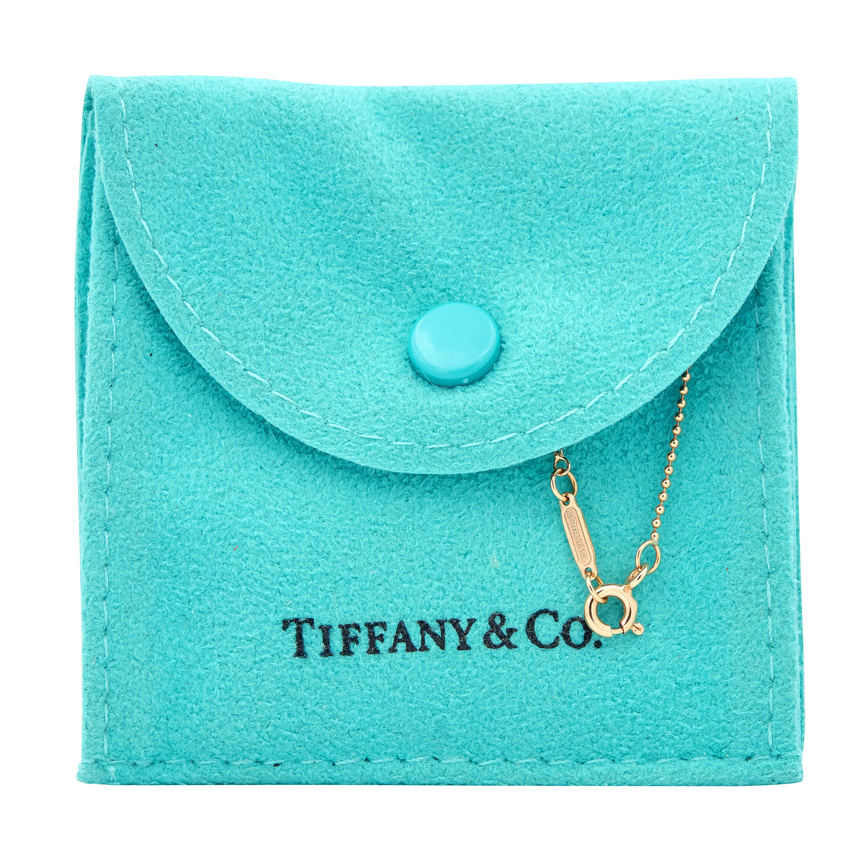 Tiffany & Co. 18 Karat Rose Gold 20 Inch Ball Chain Necklace