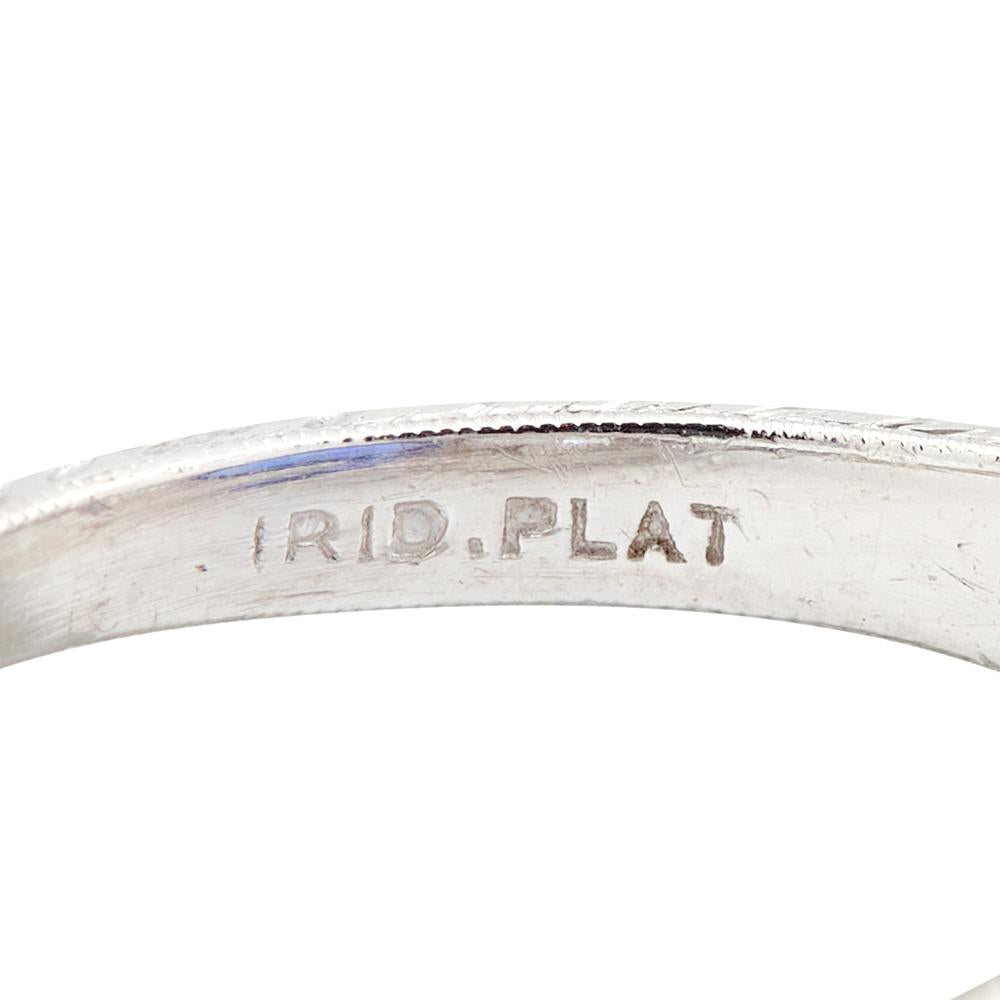 Art Deco 4.90 CTW No Heat Ceylon Sapphire Diamond Platinum Antique Ring AGL