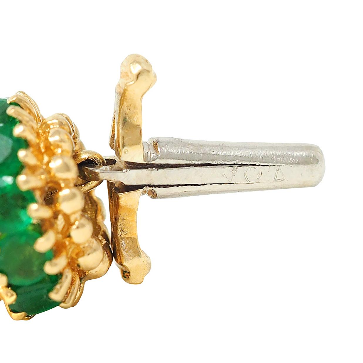 Van Cleef & Arpels 1980's Pearl Multi-Gem 18K Gold Convertible Bracelet Set