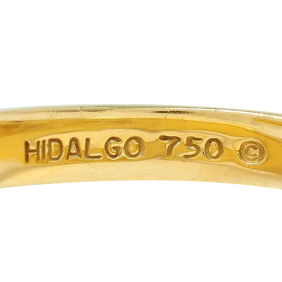 Hidalgo 1990's 18 Karat Yellow Gold Vintage Bypass Band Ring