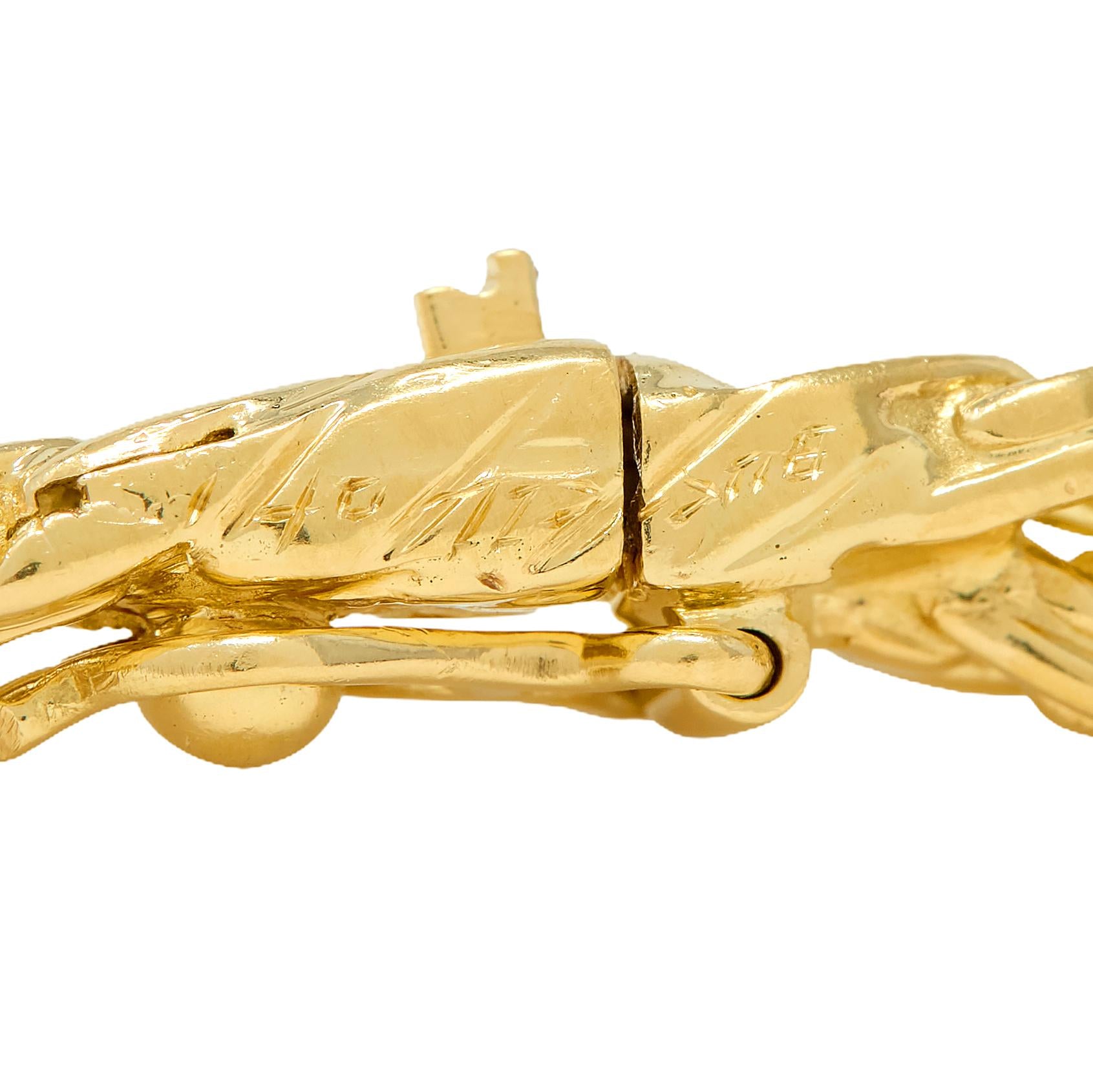 Buccellati 1970's 18 Karat Yellow Gold Vintage Twisted Rope Chain Necklace