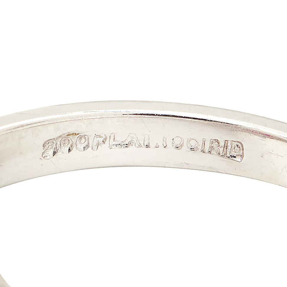 1950's 4.00 CTW No-Heat Burma Ruby Diamond Platinum Vintage Double Halo Ring AGL