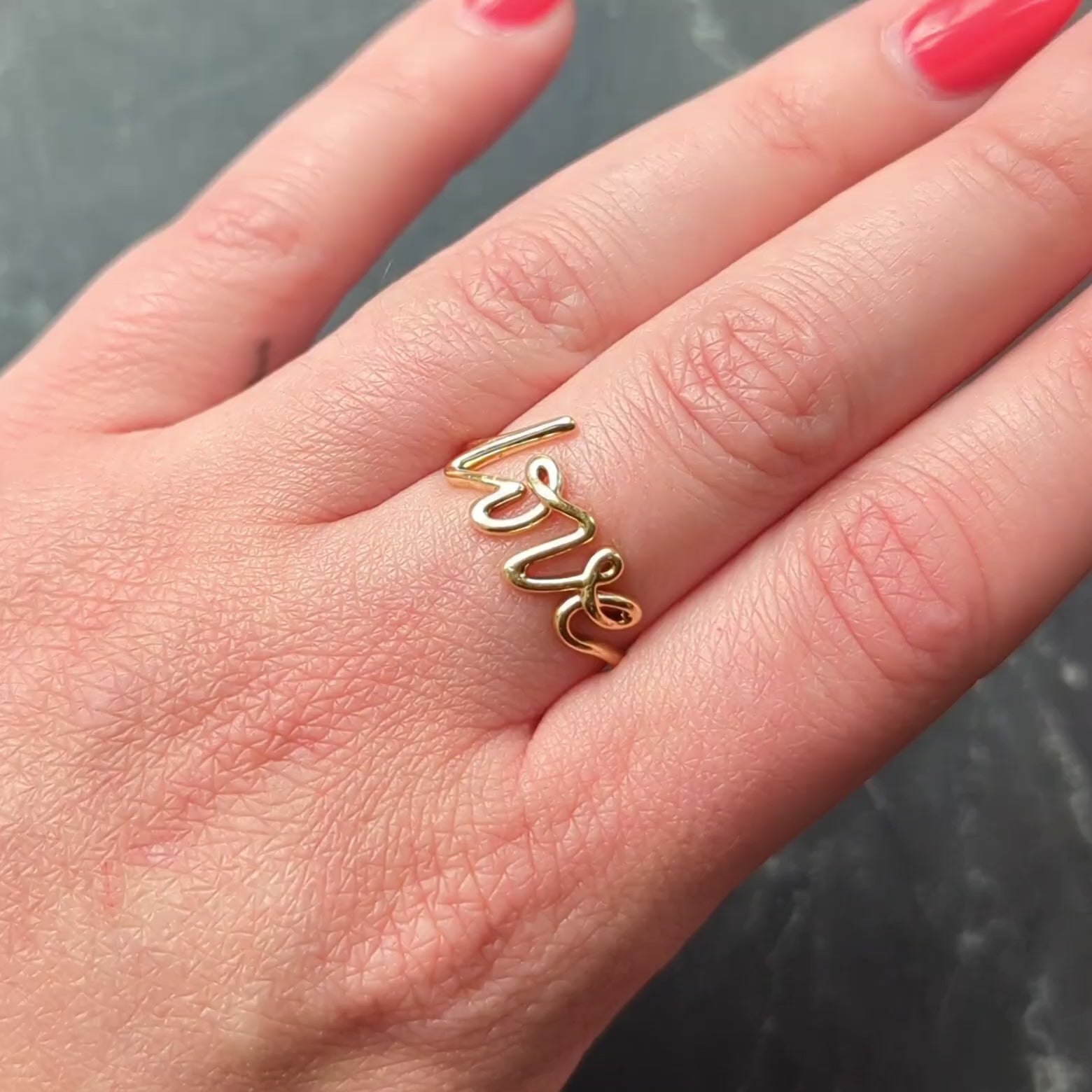 Tiffany & Co. Paloma Picasso Contemporary 18 Karat Yellow Gold Love Band Ring