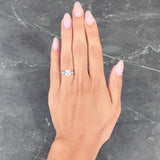 Tiffany & Co. Art Deco 1.88 CTW Asscher Cut Diamond Platinum Foliate Antique Engagement Ring GIA