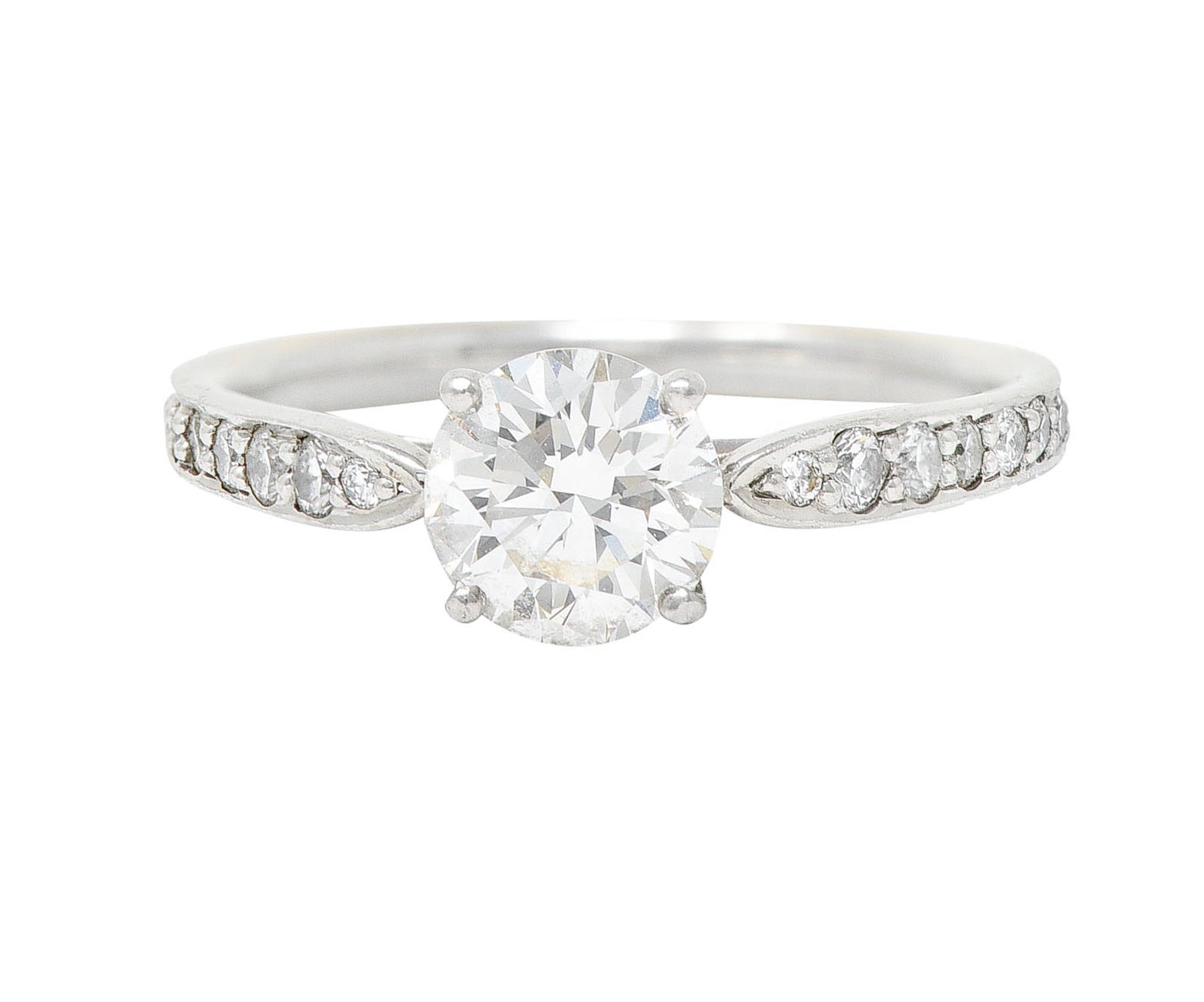 Tiffany & Co. 1.08 CTW Diamond Platinum Engagement RingRing - Wilson's Estate Jewelry